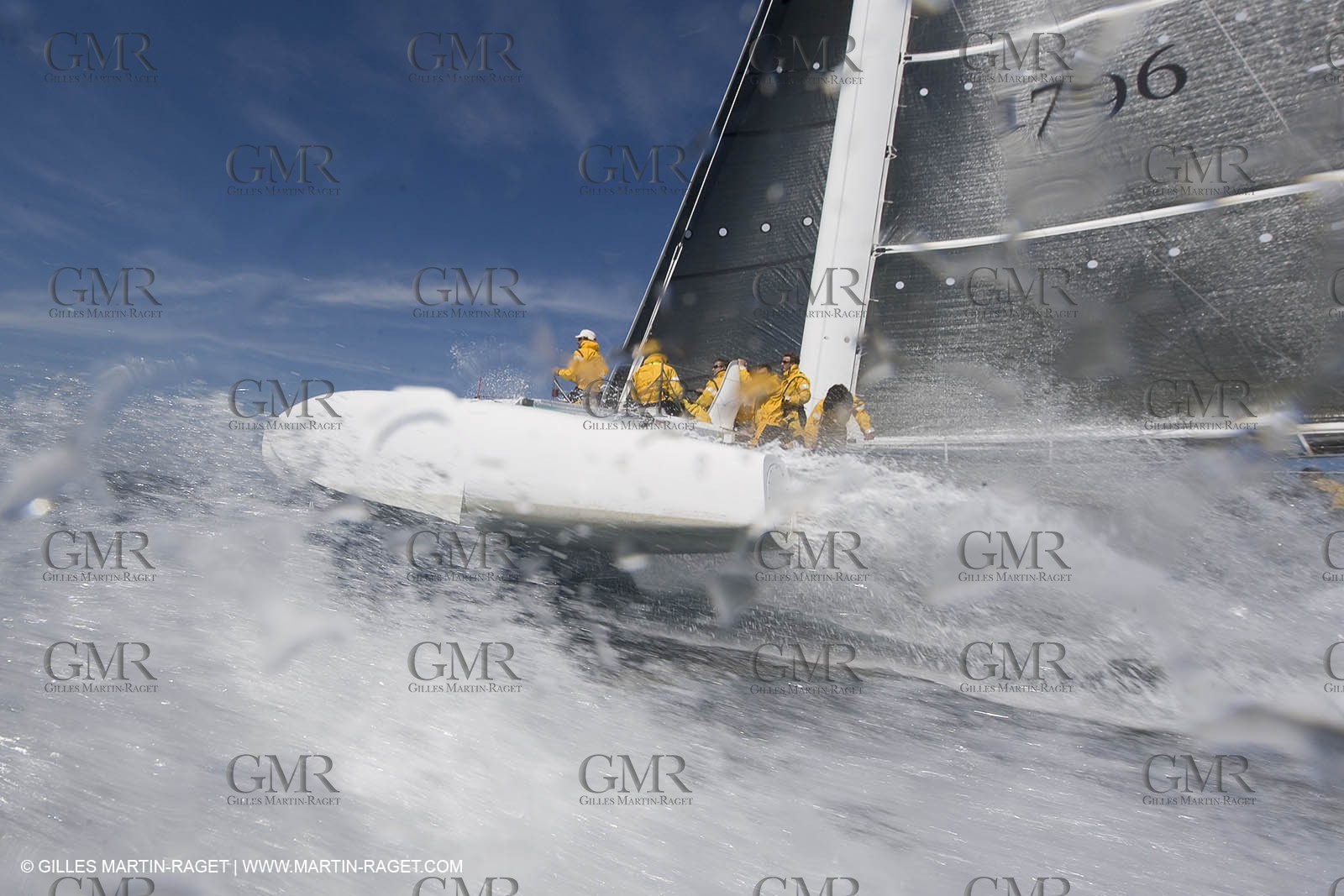 14 06 2008 - Toulon-Hyères (FRA,83) - 50 knots record attempt trials by l'Hydroptère