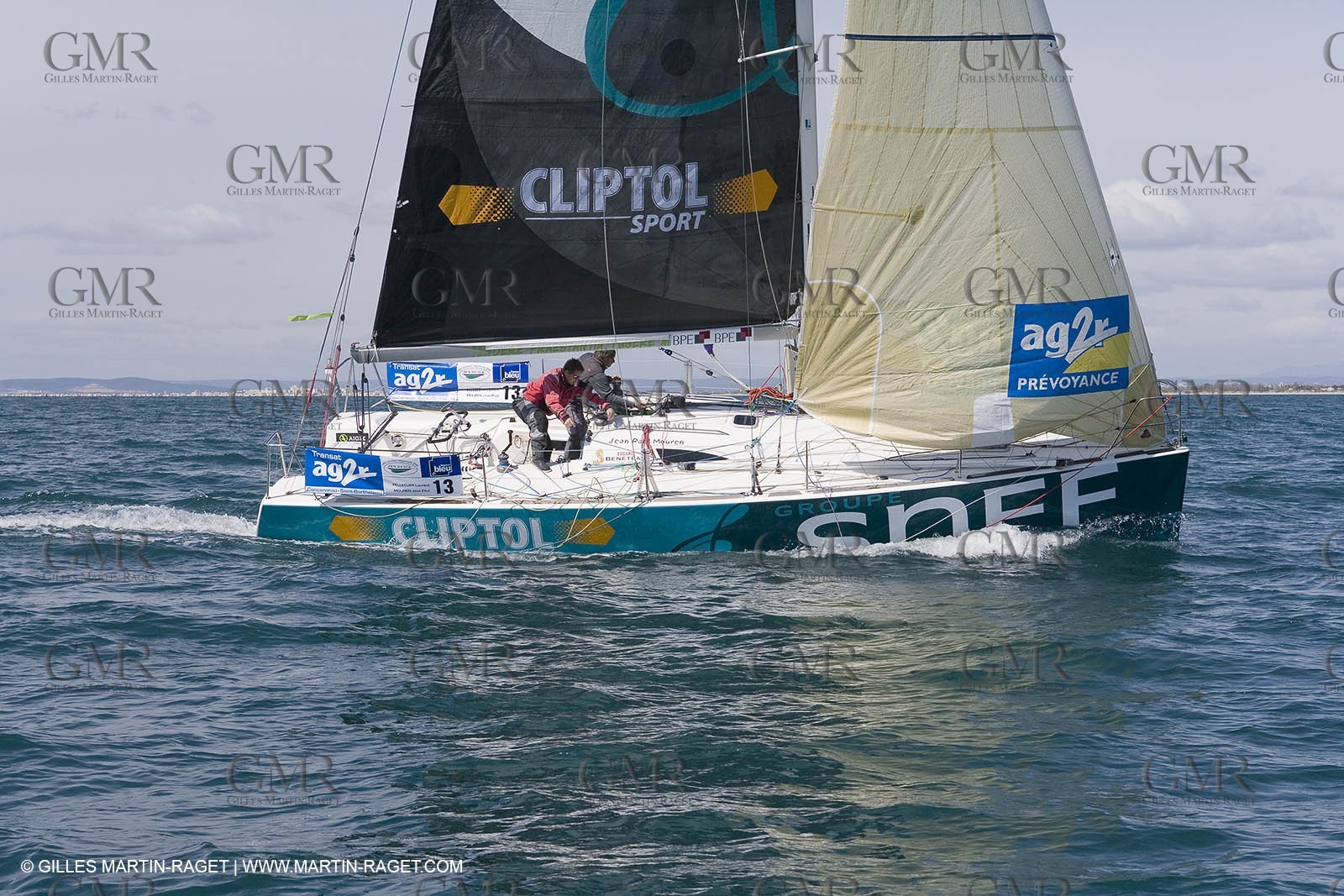 27 03 08- La Grande Motte- (FRA,34) Transat AG2R 2008- Jean-Paul Mouren- Laurent Pellecuer