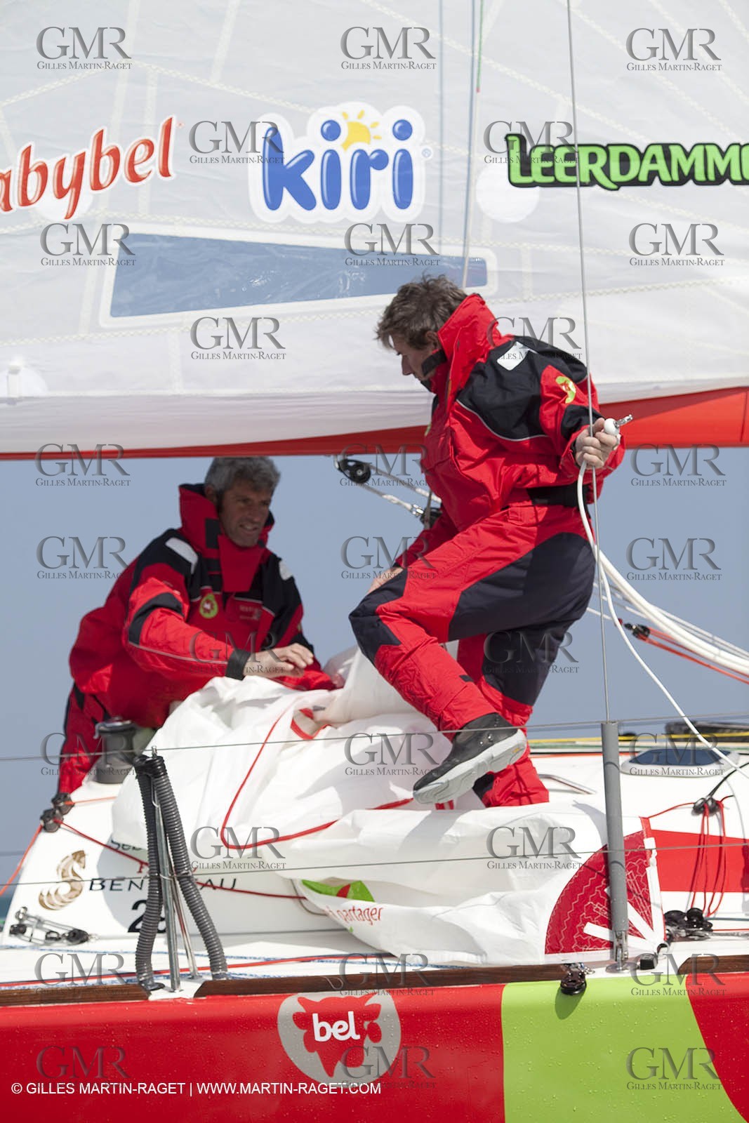 13 03 2010 -  La Grande Motte   Port Camargue (FRA) - Groupe Bel - Kito de Pavant   Sebastien Audigane training for Transat AG2R