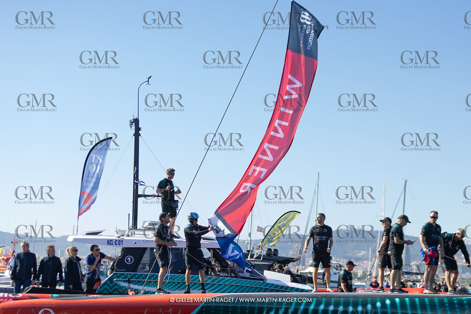 19 10 2024, Barcelona (ESP), Louis Vuitton 37th America's Cup, Final Match, Race Day 6