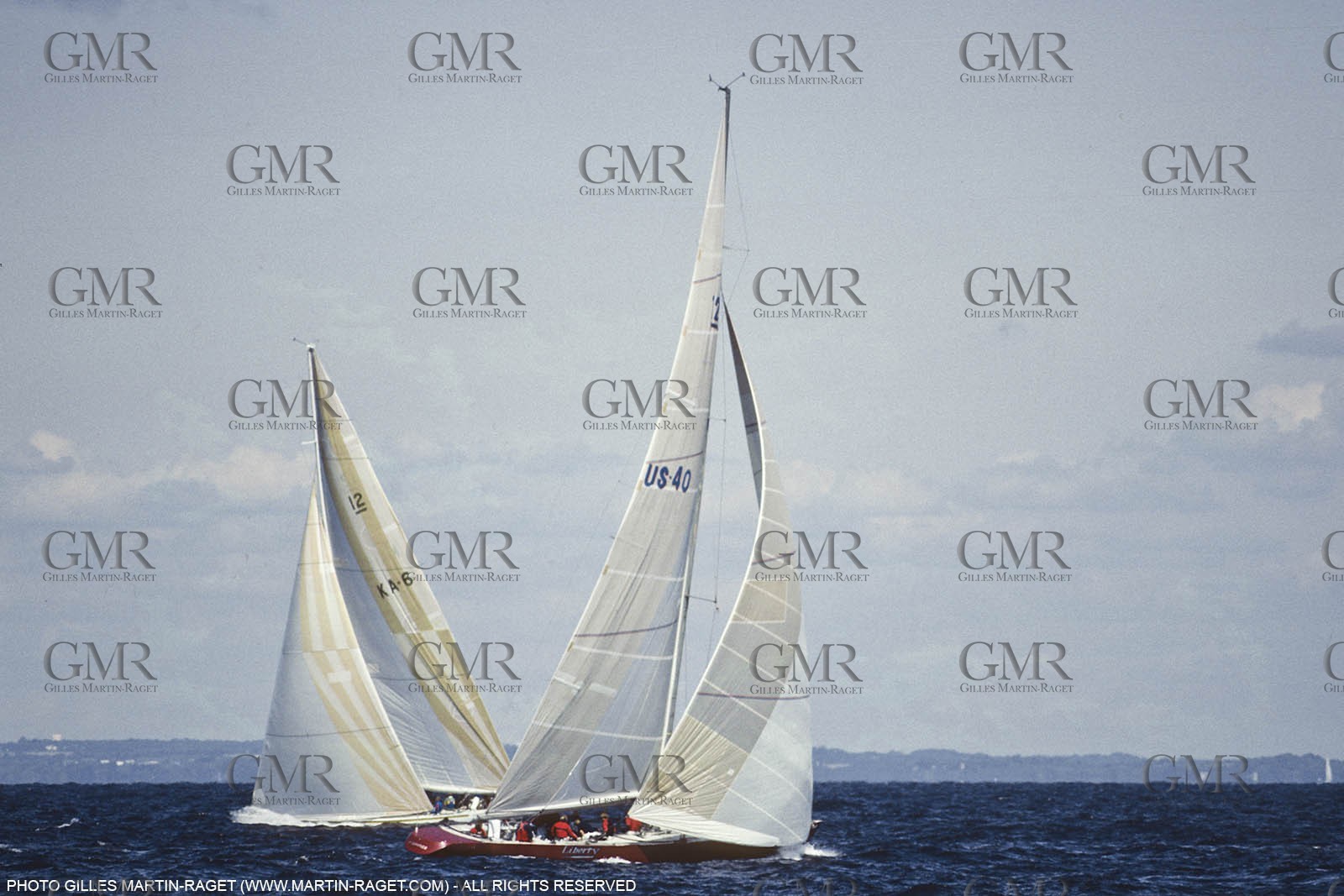 25th America's Cup, Newport (RI, USA) - Australia II Vs Liberty