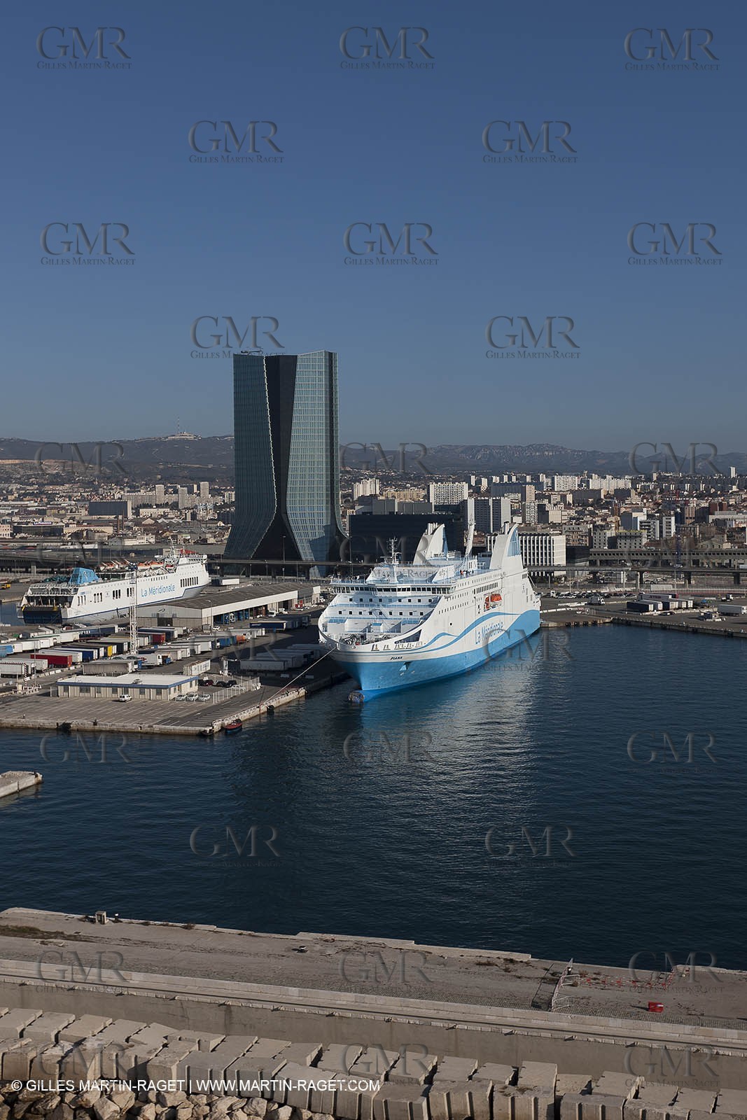 14 01 2012 - Marseille (FRA,13) - La Meridionale shipping company - the Piana off Marseille and the Calanques