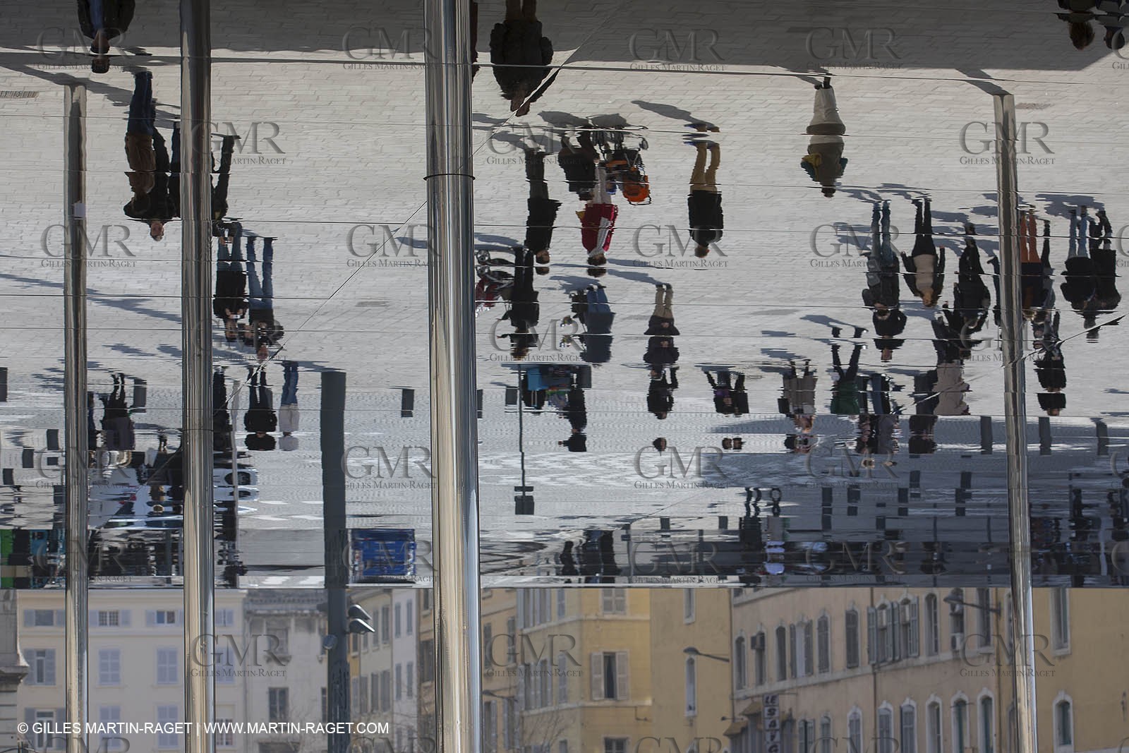 02 02 2013,  Marseille, FRA, 13, Inauguration de l'ombrière et du Vieux Port semi-piétonnier