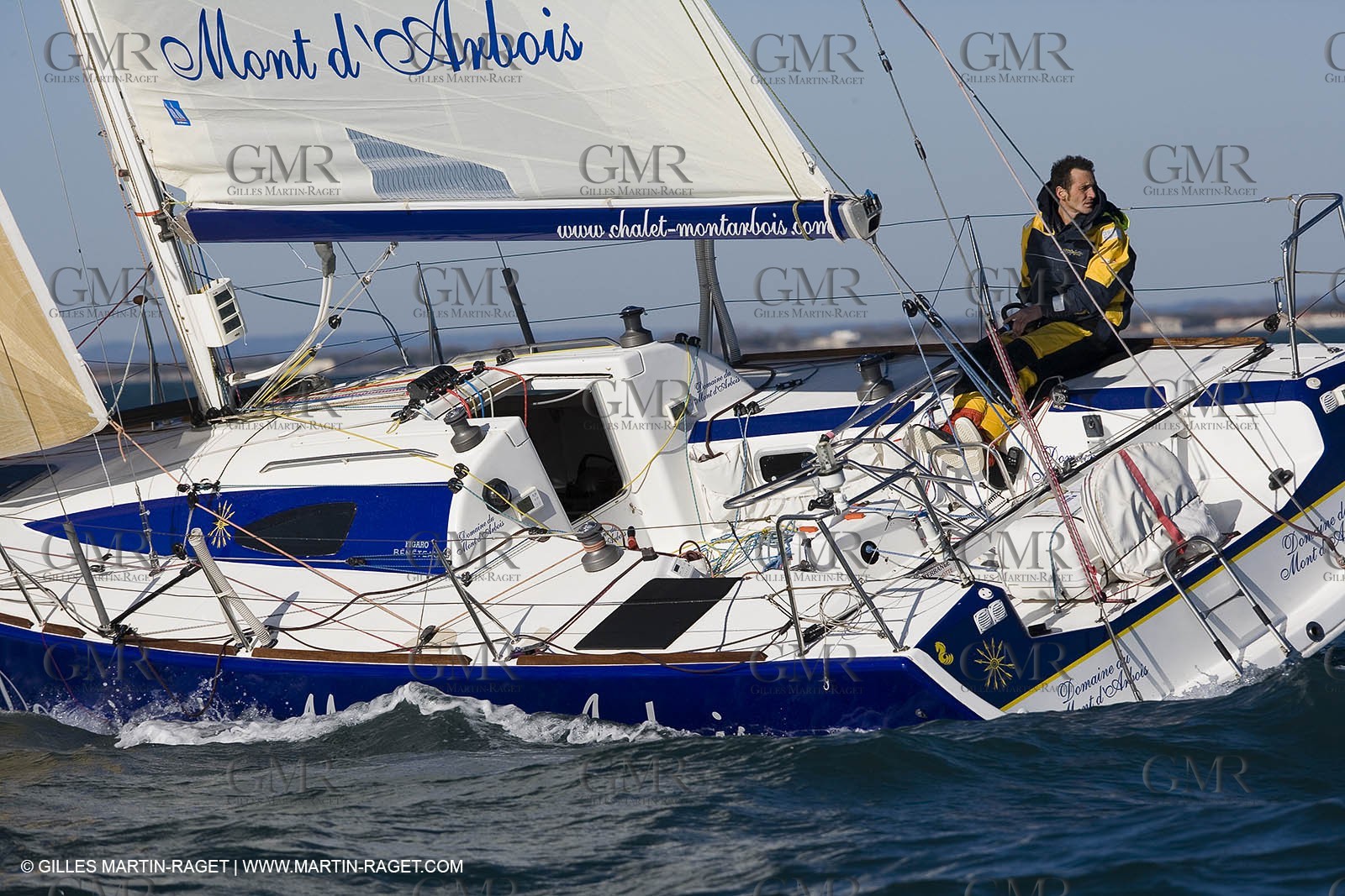 15 02 2007 - La Grande Motte (FRA) - Onedesign Figaro II - Thierry Duprey du Vorsent (Domaine de Monts d'Arbois)