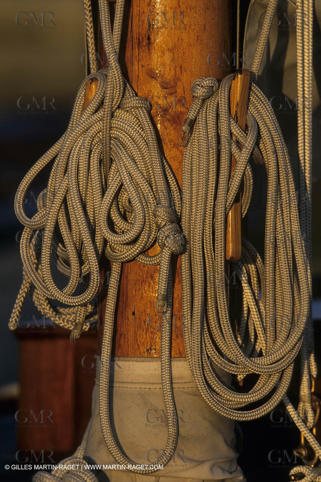 Yachts classiques, détails d'accastillage