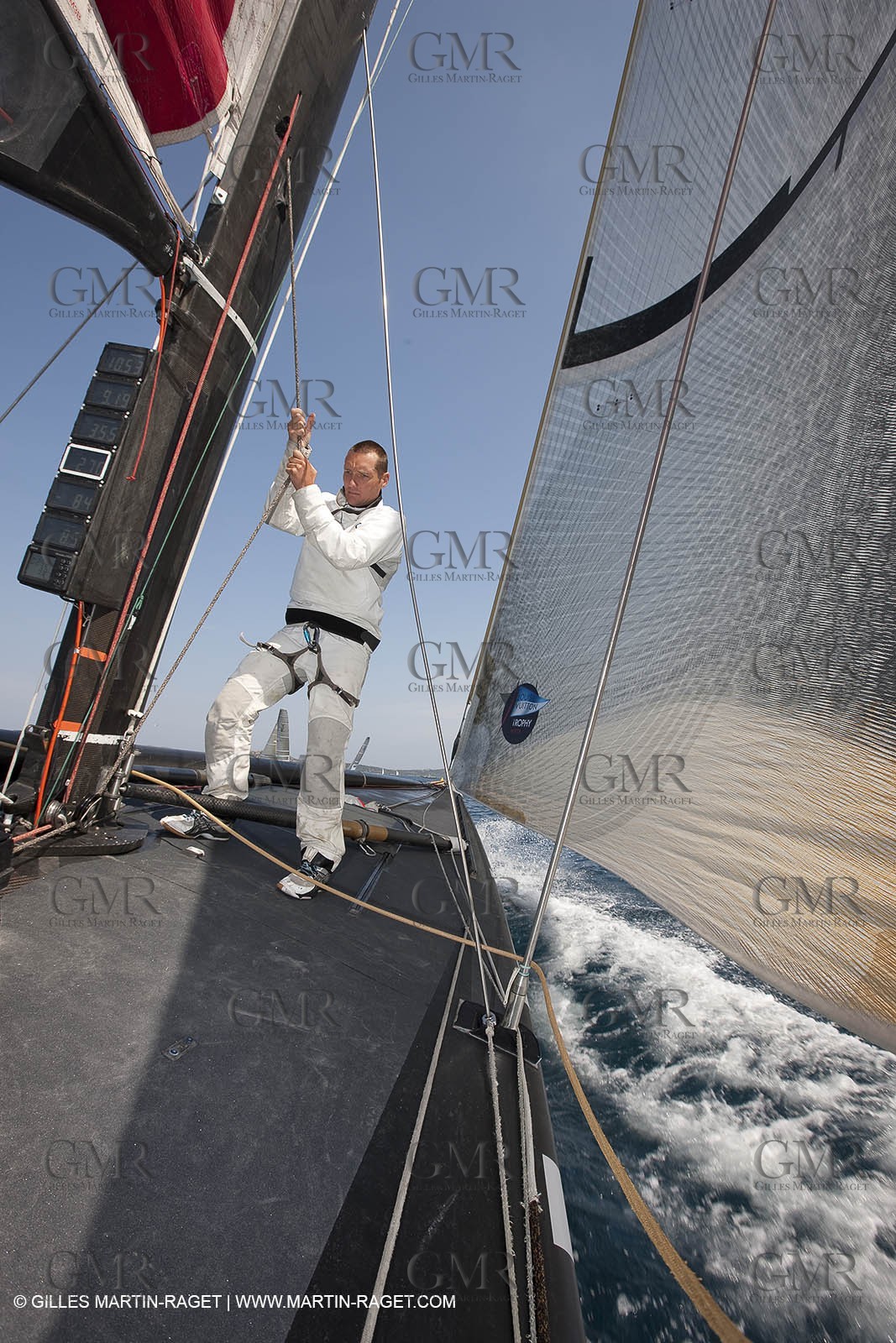 19 05 2010 - La Maddalena (ITA, Sardinia) Louis Vuitton Trophy - BMW ORACLE Racing - Training
