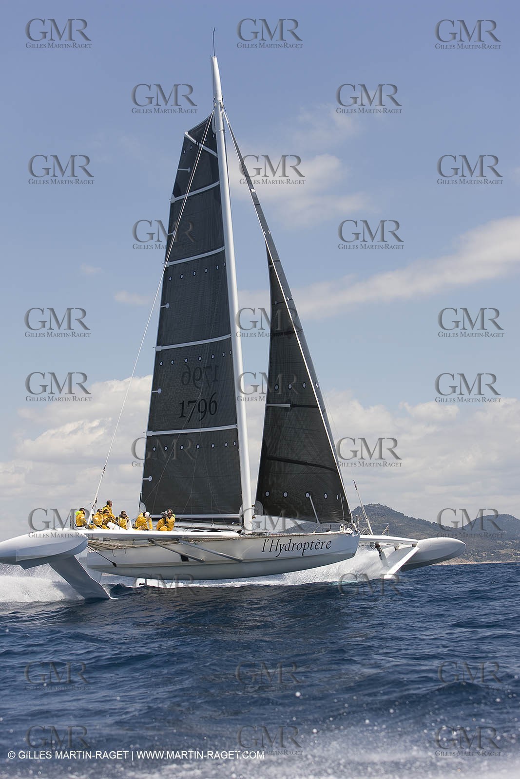 14 06 2008 - Toulon-Hyères (FRA,83) - Campagne d'essais de l'Hydroptère en vue de la tentative de record à plus de 50 nds