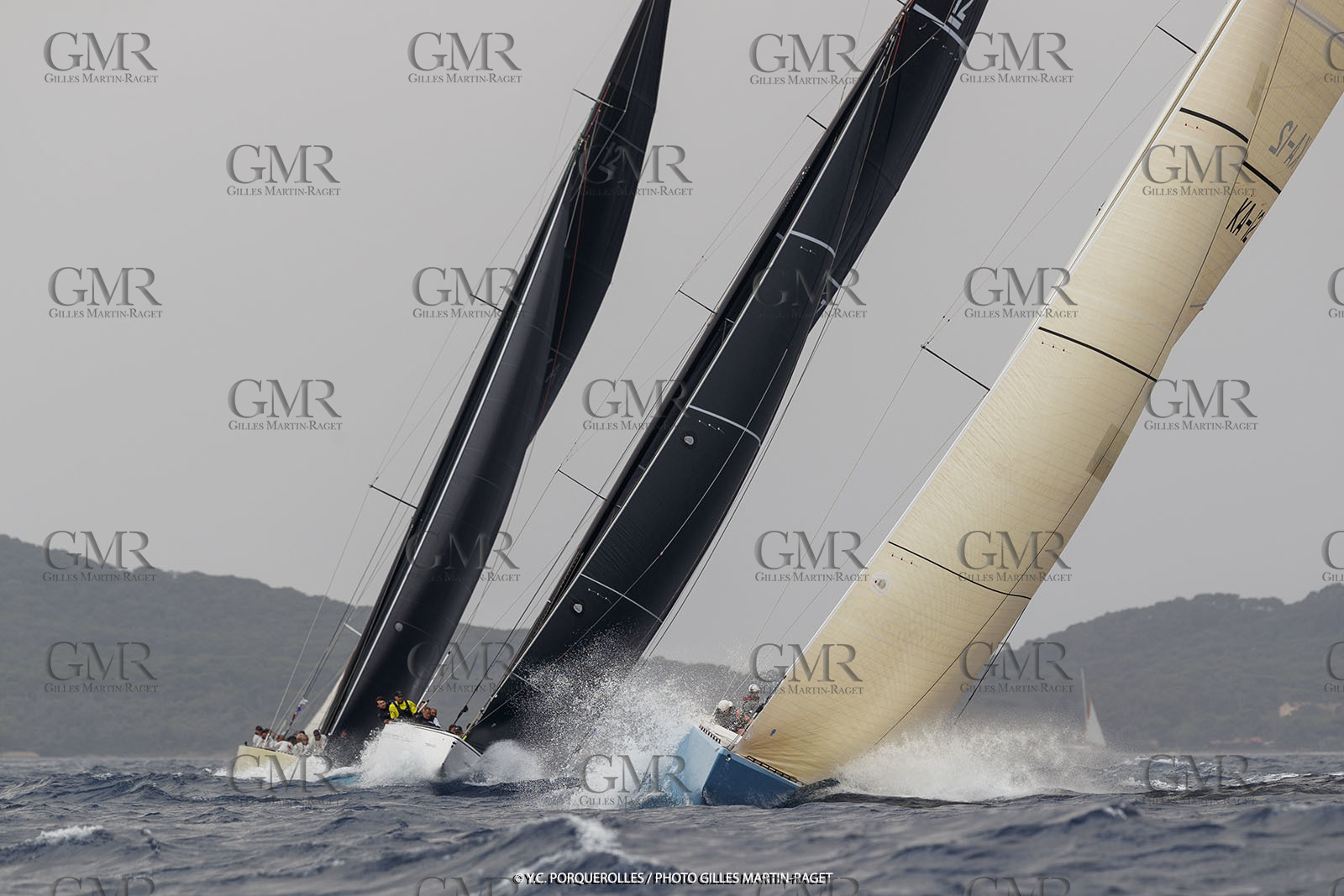 19 06 2024, Porquerolles Island (FRA), Championnat du monde des 12 m JI 2024, Race Day 1