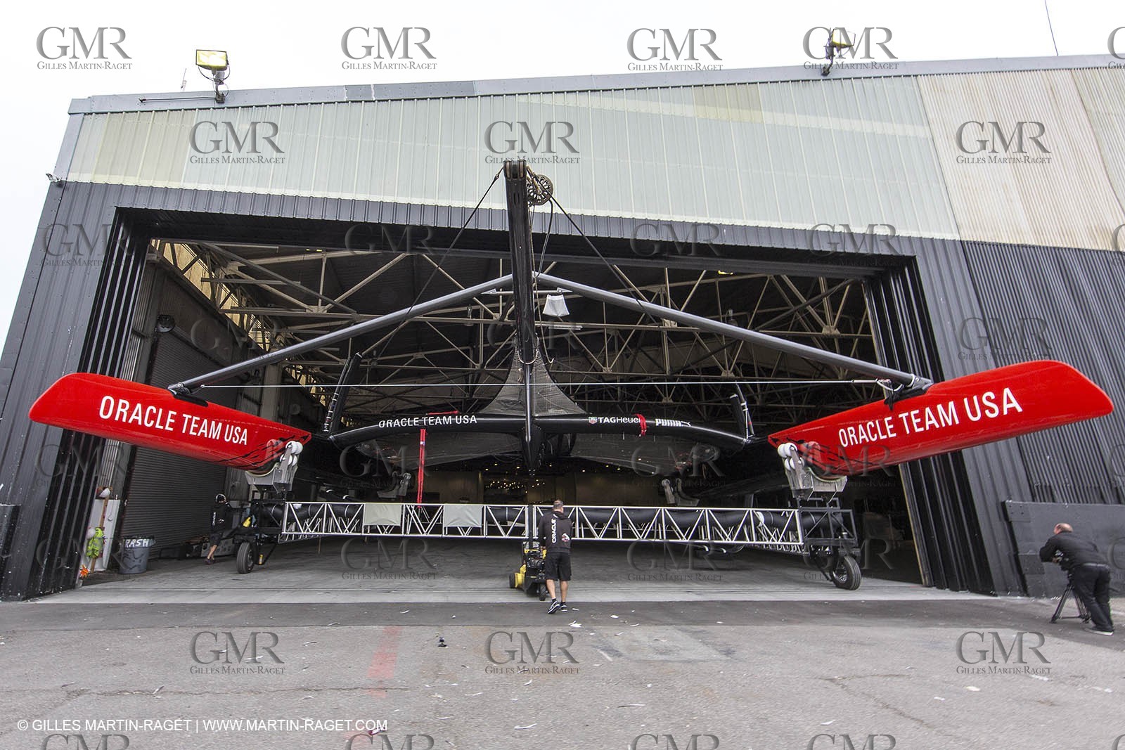 06 06 2013 - San Francisco (USA,CA) - 34th America's Cup - Launching the Defender at ORACLE Team USA