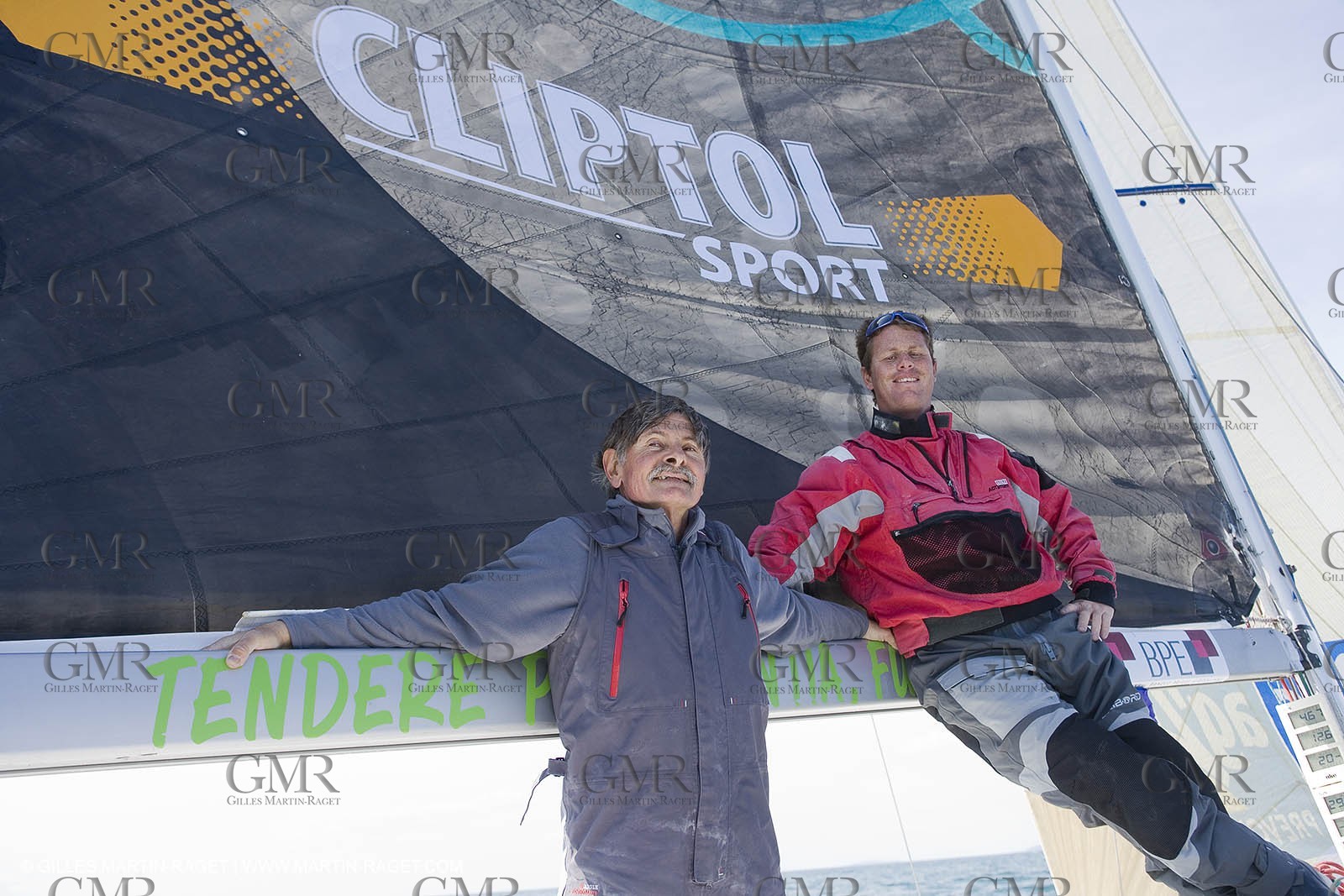 27 03 08- La Grande Motte- (FRA,34) Transat AG2R 2008- Jean-Paul Mouren- Laurent Pellecuer