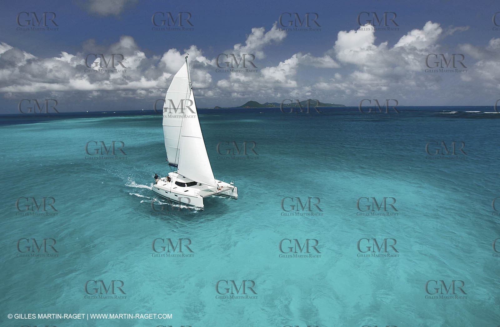 Cruising multihull sailing