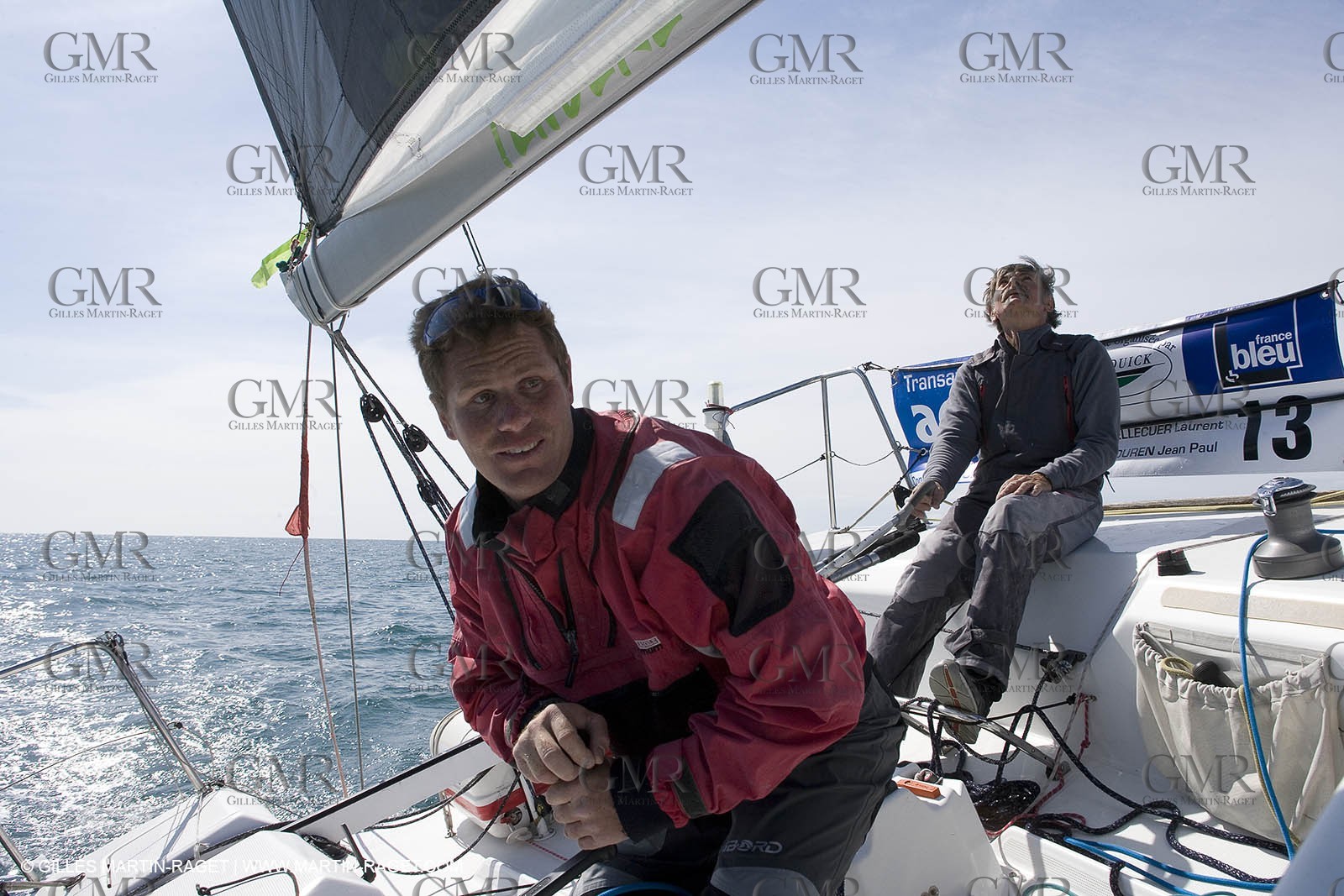 27 03 08- La Grande Motte- (FRA,34) Transat AG2R 2008- Jean-Paul Mouren- Laurent Pellecuer