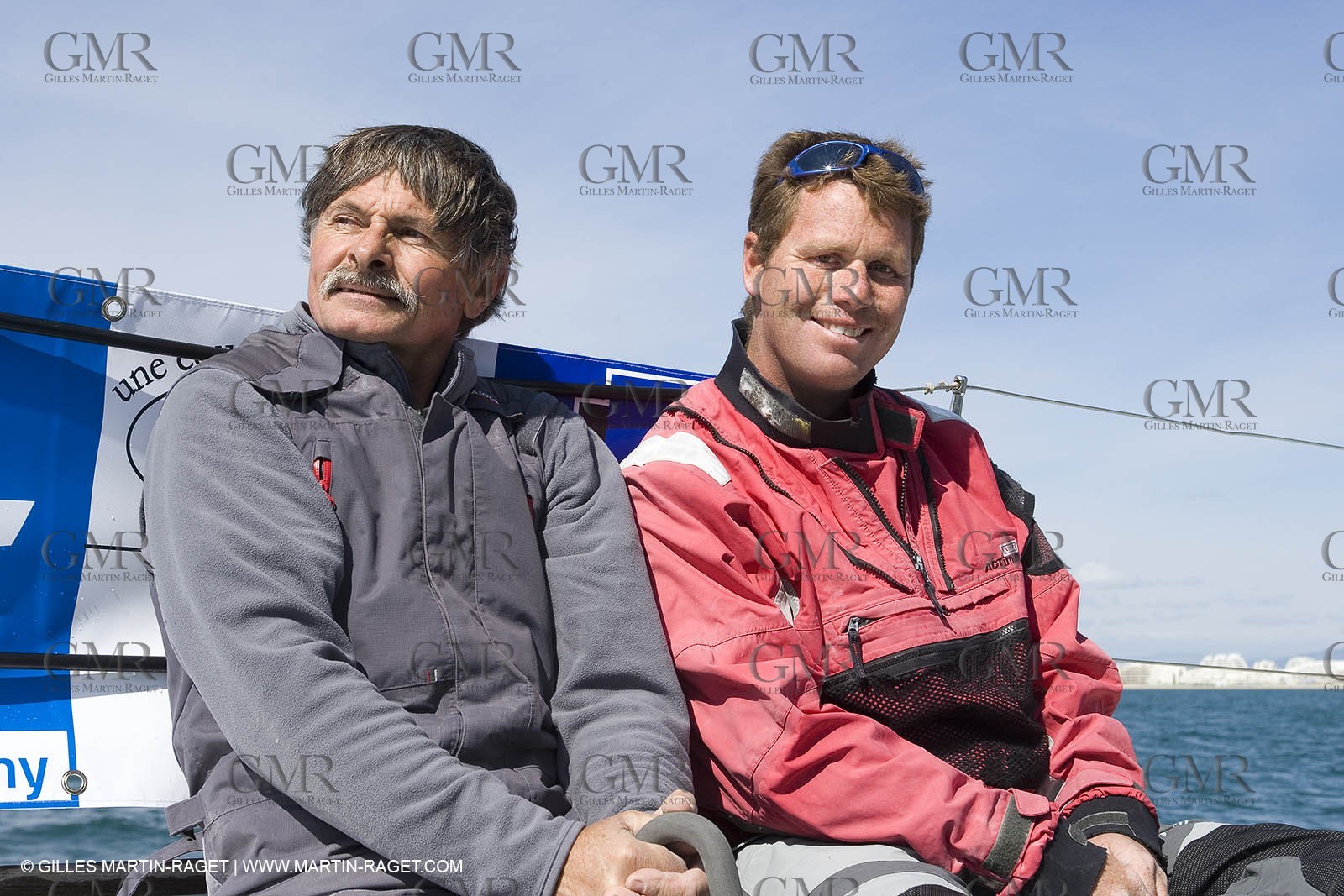 27 03 08- La Grande Motte- (FRA,34) Transat AG2R 2008- Jean-Paul Mouren- Laurent Pellecuer