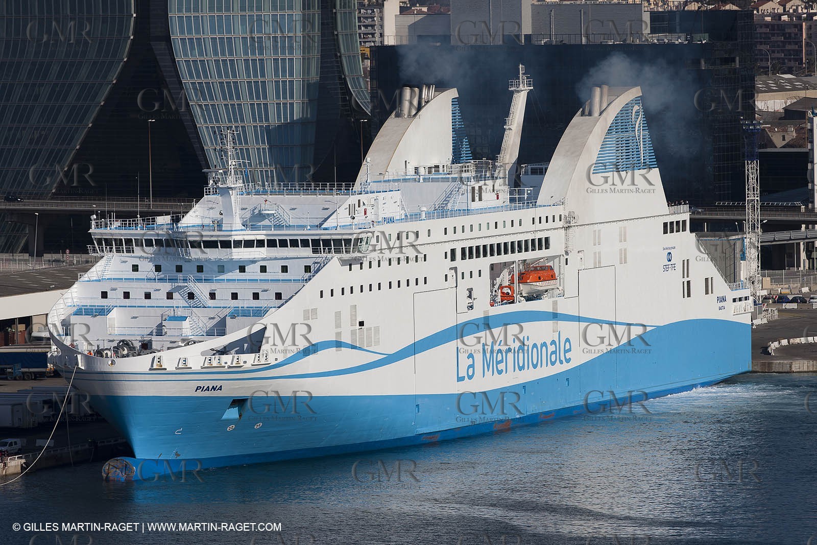 14 01 2012 - Marseille (FRA,13) - La Meridionale shipping company - the Piana off Marseille and the Calanques