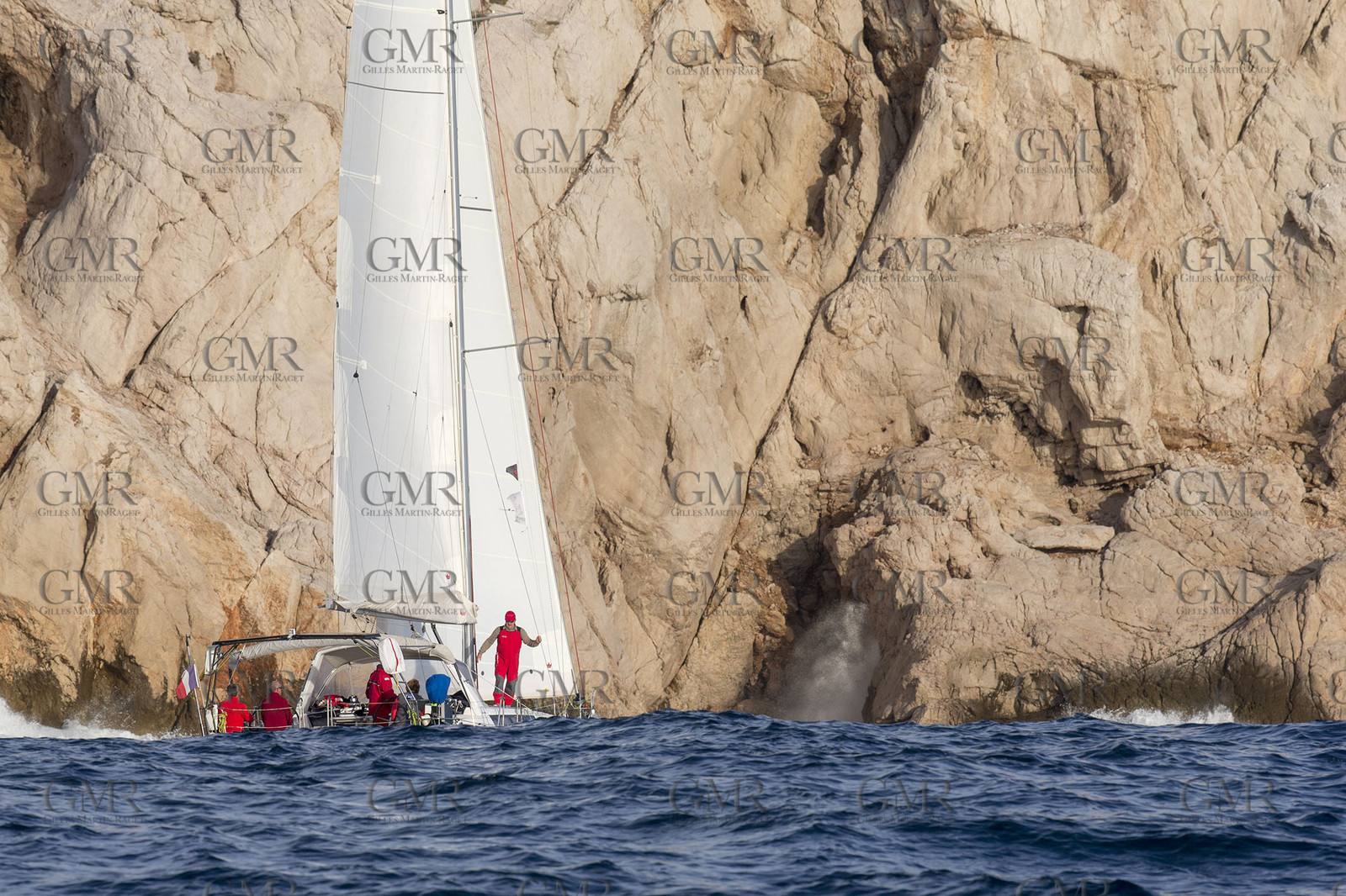 08 01 2016, Marseille (FRA, 13), Cruising in winter in the Calanques