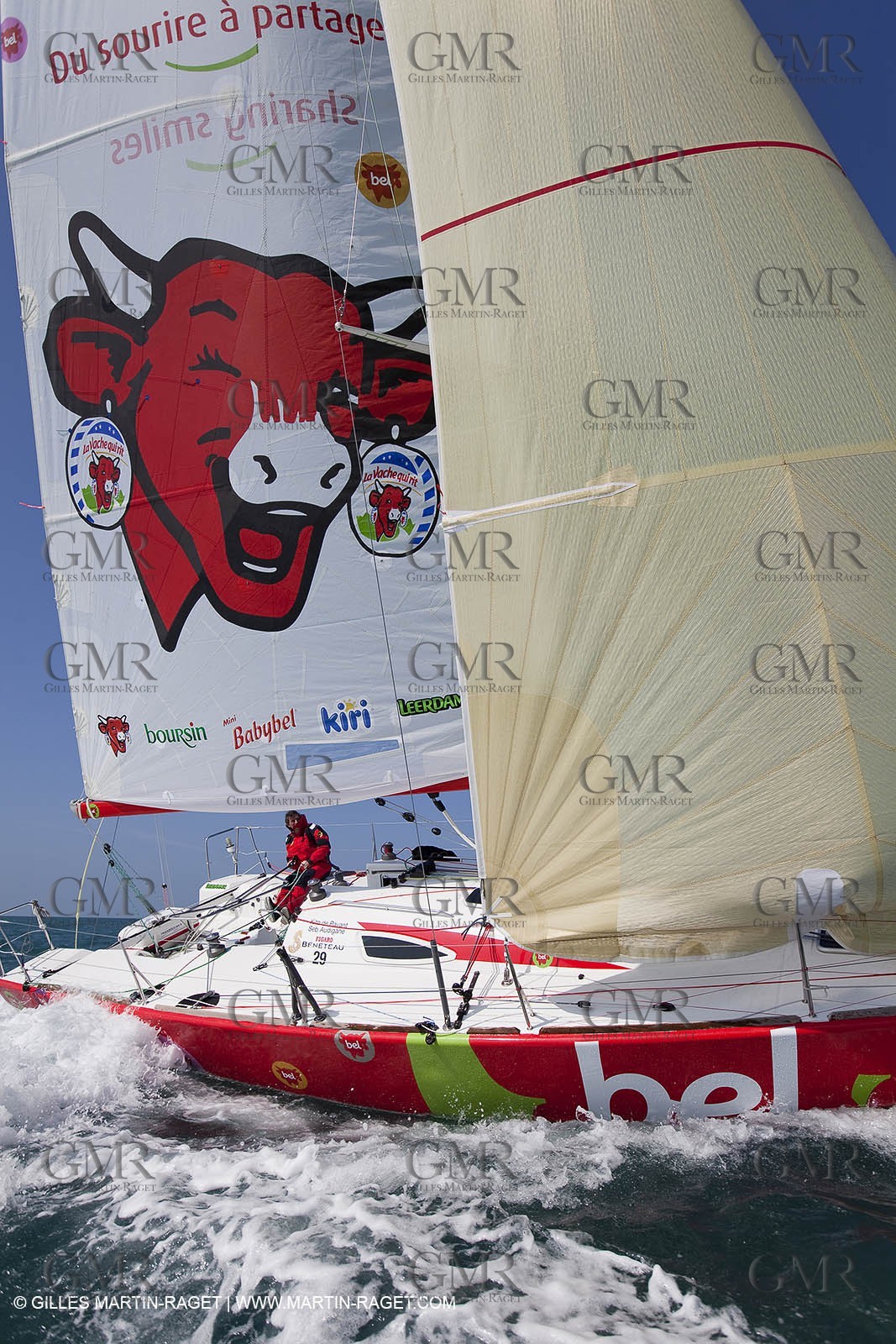 13 03 2010 -  La Grande Motte   Port Camargue (FRA) - Groupe Bel - Kito de Pavant   Sebastien Audigane training for Transat AG2R