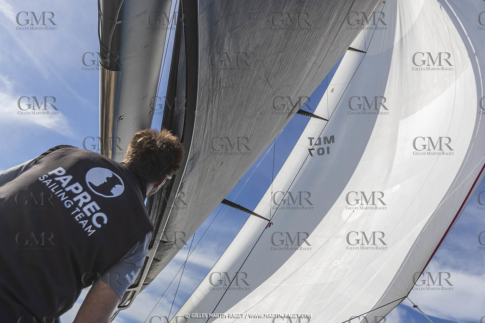 03 10 2022, Saint-Tropez (FRA,83), Voiles de Saint-Tropez 2022,  entraînement des maxis, A bord de Sipirit of Malouen X