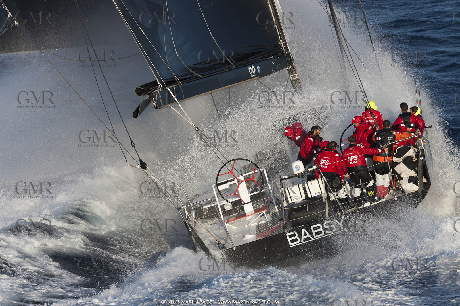09 10 2017, Calvi (FRA,20), VOR 70 Babsy, Tentative de record autour de la Corse à la voile, skipper Franck Cammas