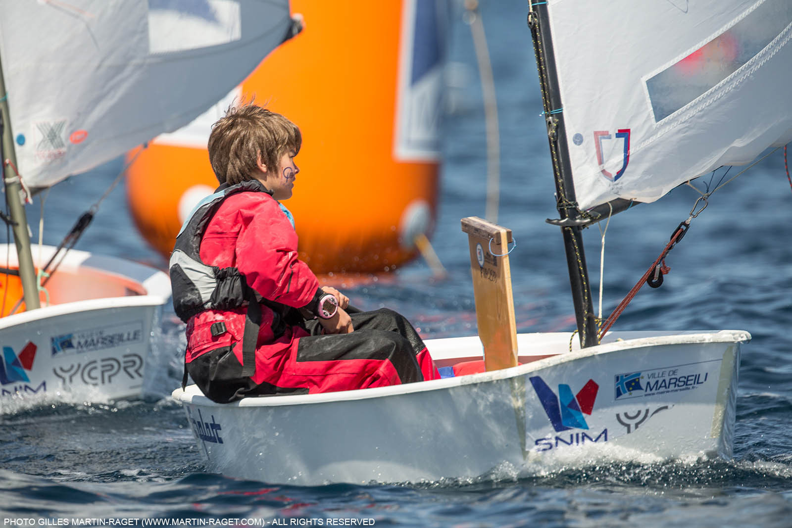 14 04 2016, Marseille (FRA,13), SNIM Dériveurs, Coupe Internationale de Printemps Optimist, Day 4