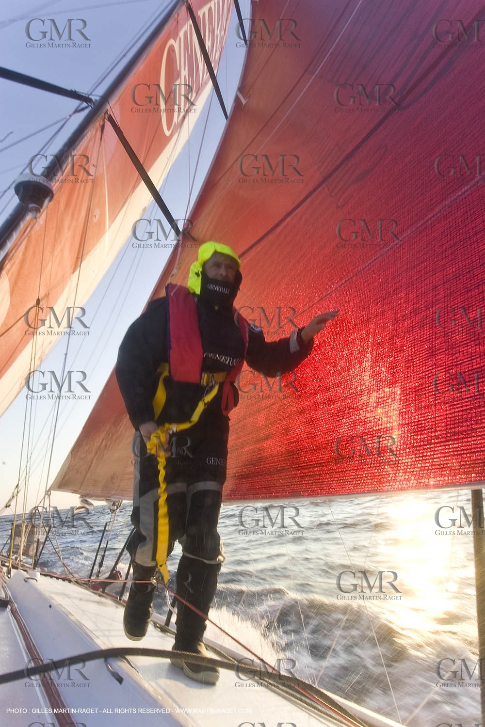 27 09 2008 - Lorient (FRA, 56) - Onboard Generali with Yann Eliès - Vendée Globe 2008 Training