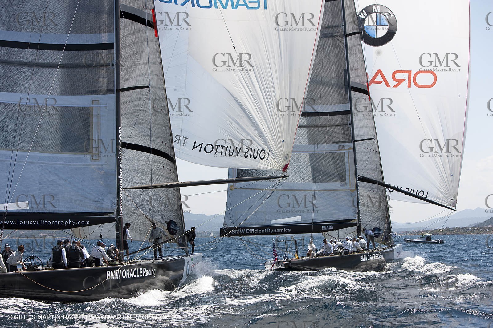 19 05 2010 - La Maddalena (ITA, Sardinia) Louis Vuitton Trophy - BMW ORACLE Racing - Training