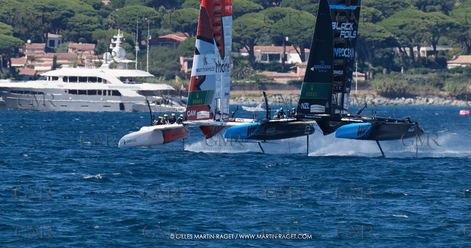 10 09 2025, Saint-Tropez,(FRA), Rockwool SailGP France Saint-Tropez, Race Day 1