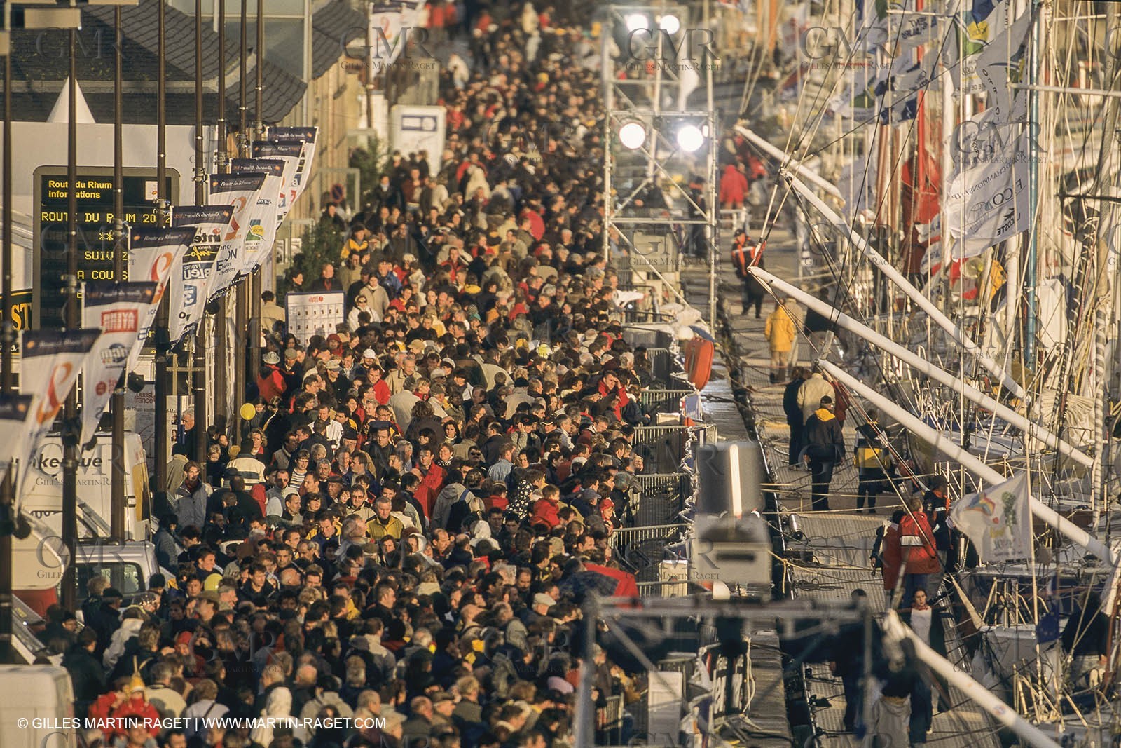 Courses à la voile, courses au large, Route Rhum, Ambiances à saint Malo