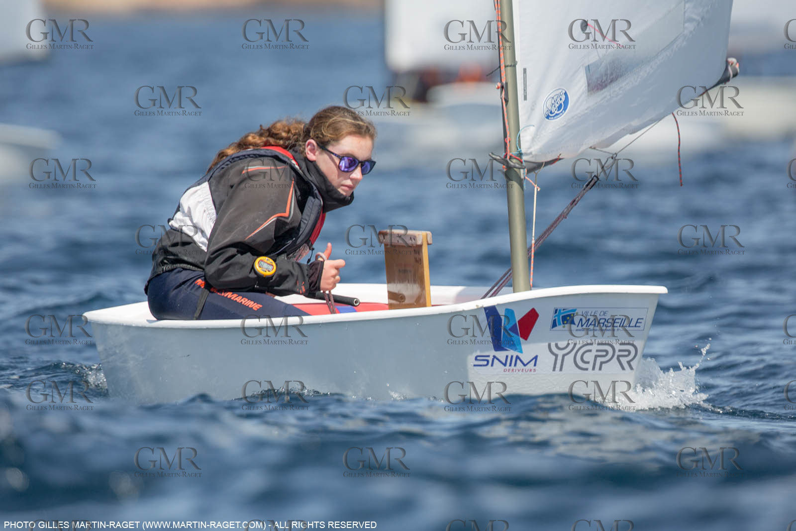 14 04 2016, Marseille (FRA,13), SNIM Dériveurs, Coupe Internationale de Printemps Optimist, Day 4