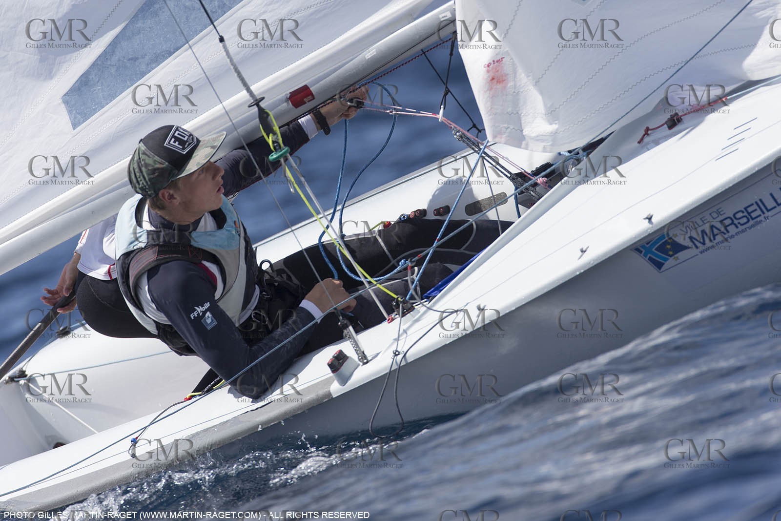 10 04 2015, Marseille (FRA), Yachting Club de la Pointe Rouge - Coupe Internationale de Printemps des 470, Day 3
