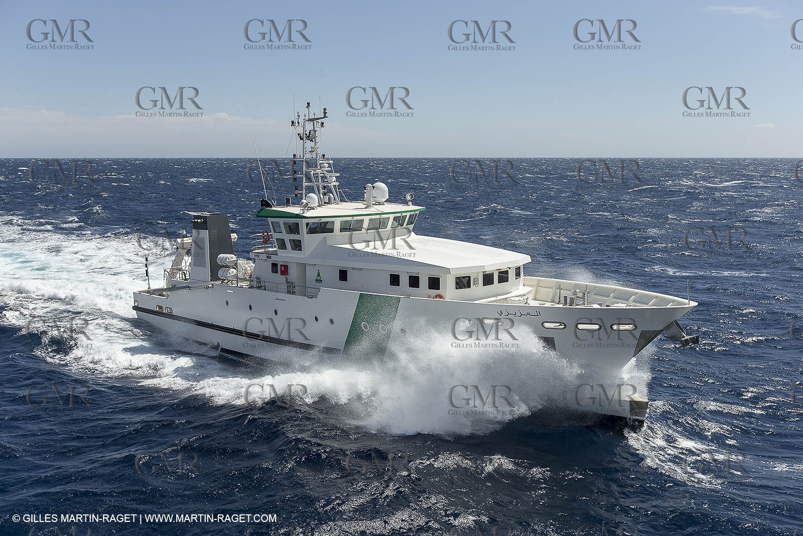 Al Azizi -  H2X boatyard - Oceanographjic research ship - Sea trials off La Ciotat (FRA,13) - 29 07 2014