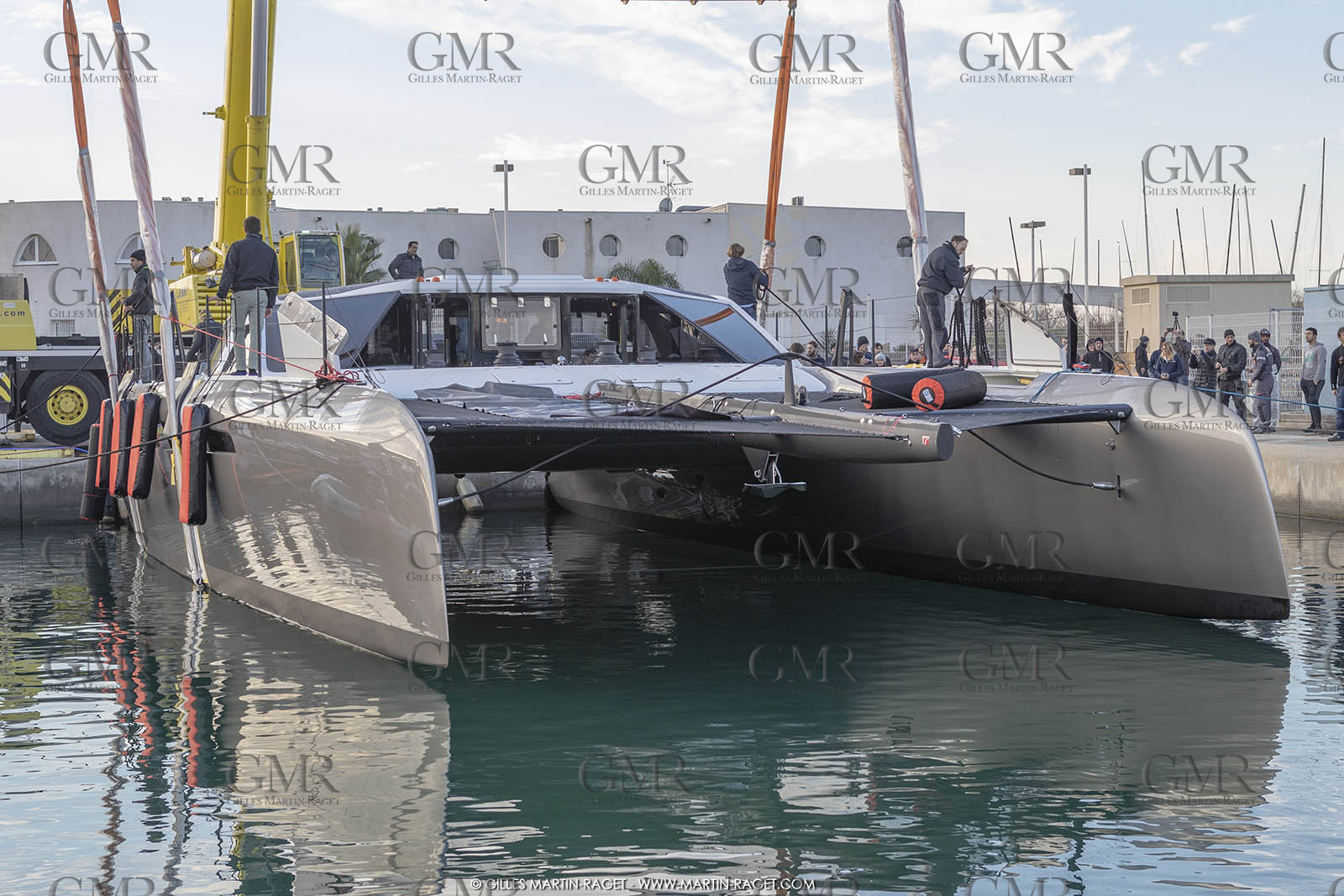 17 01 2018, La Grande Motte (FRA), Gunboat 68  1 launch