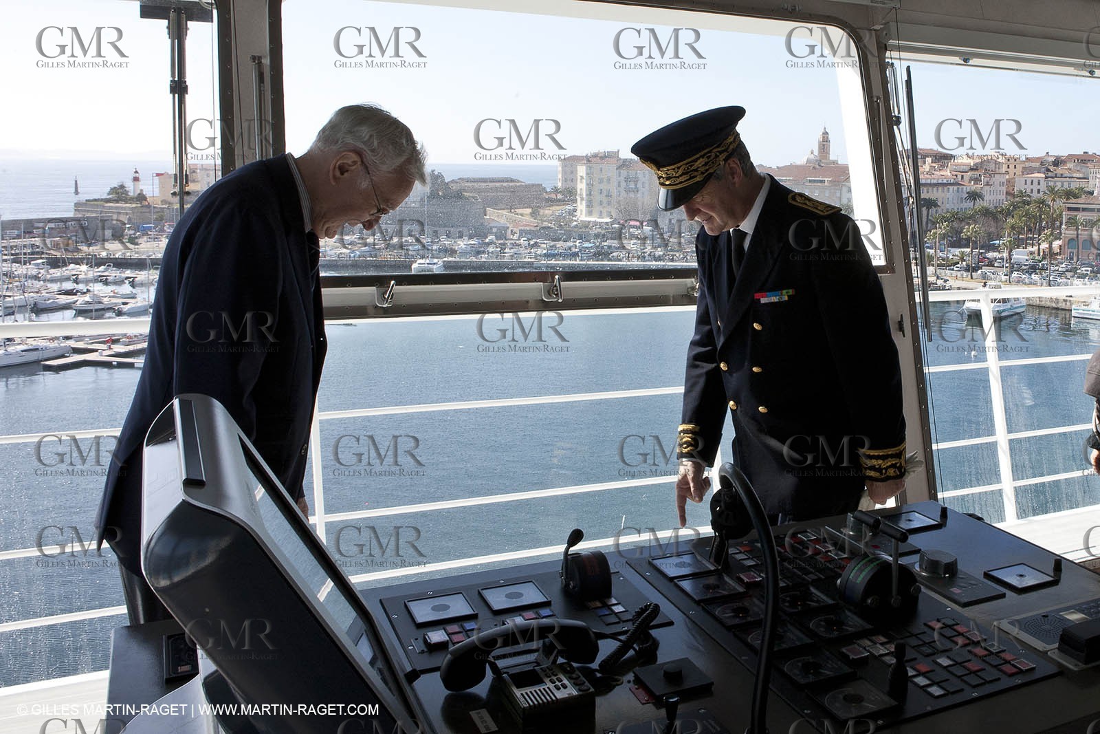 16 02 2012 - Ajaccio (FRA, Corse) -  La Méridionale shipping company- Piana at Ajaccio