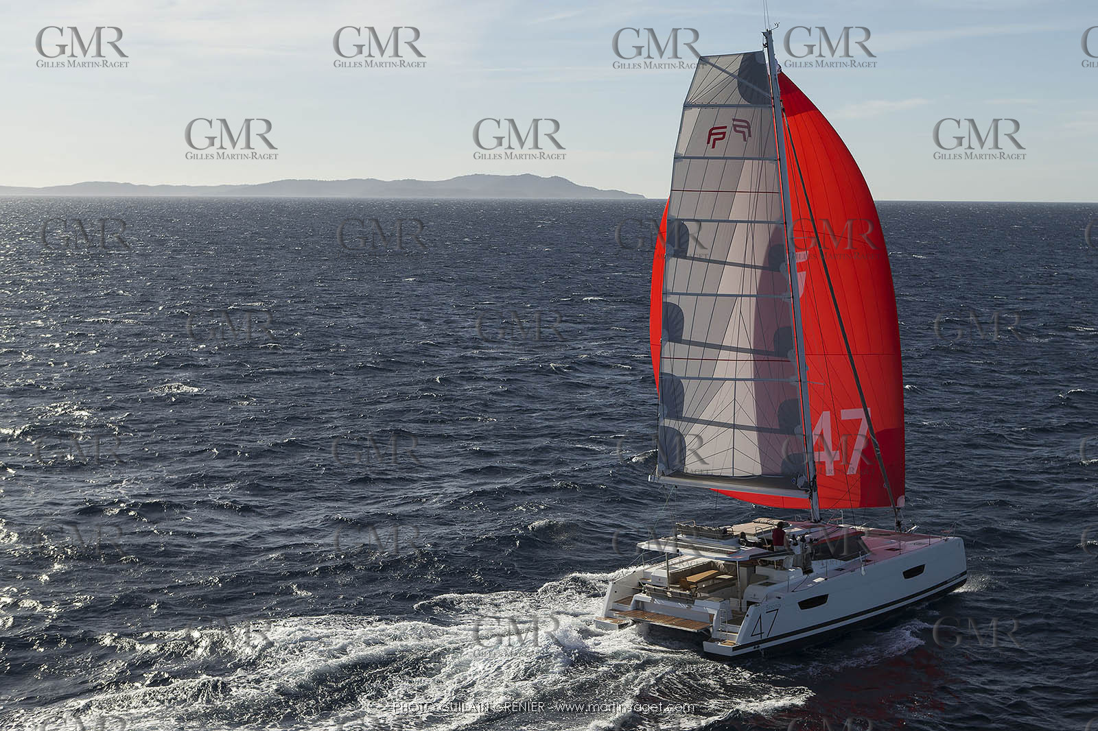 Saona 47 - Fountaine Pajot - shooting helico - 7 6 2017 - Photo Guilain Grenier