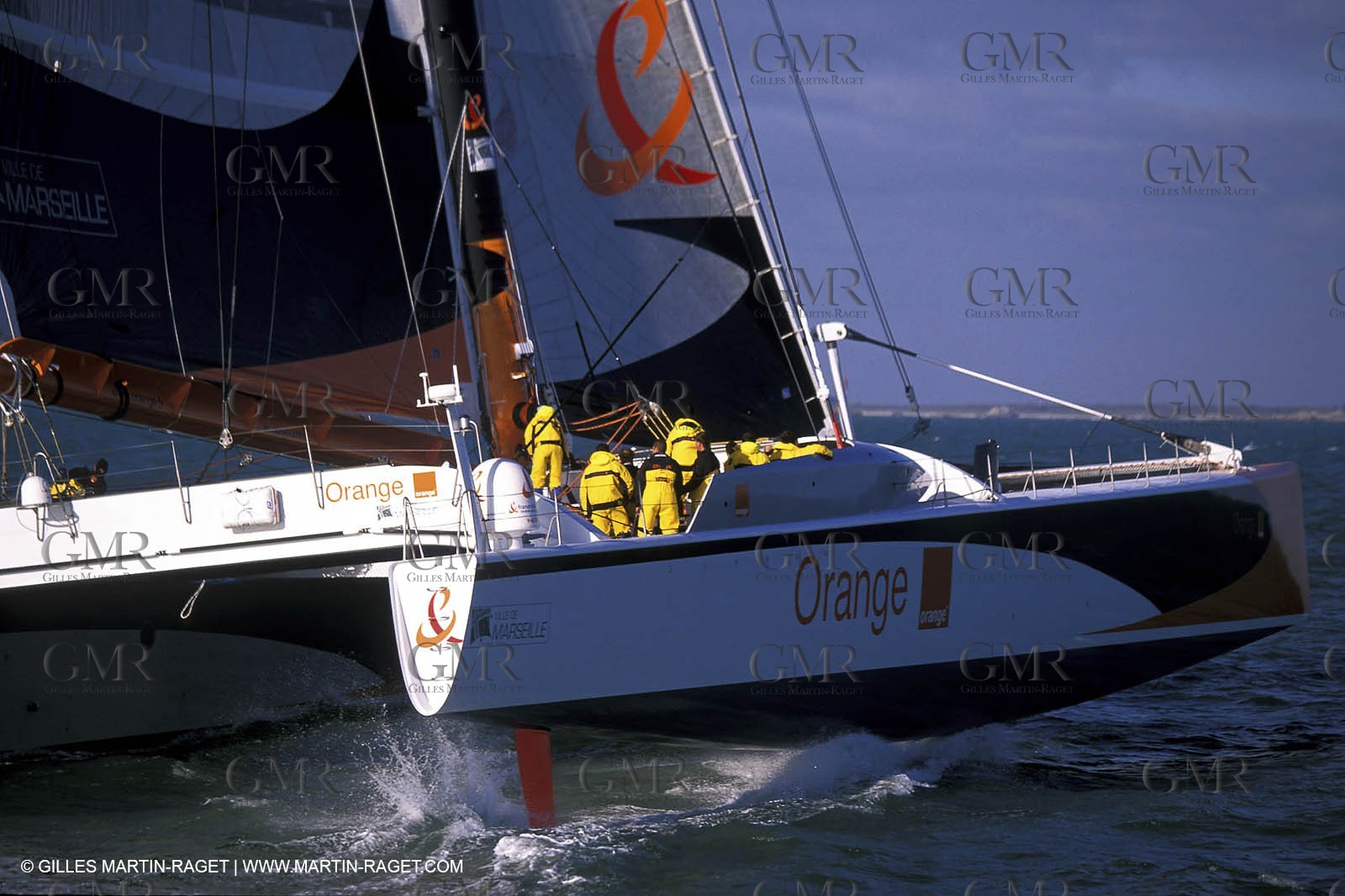 La Trinité mer - Orange II first sea trials