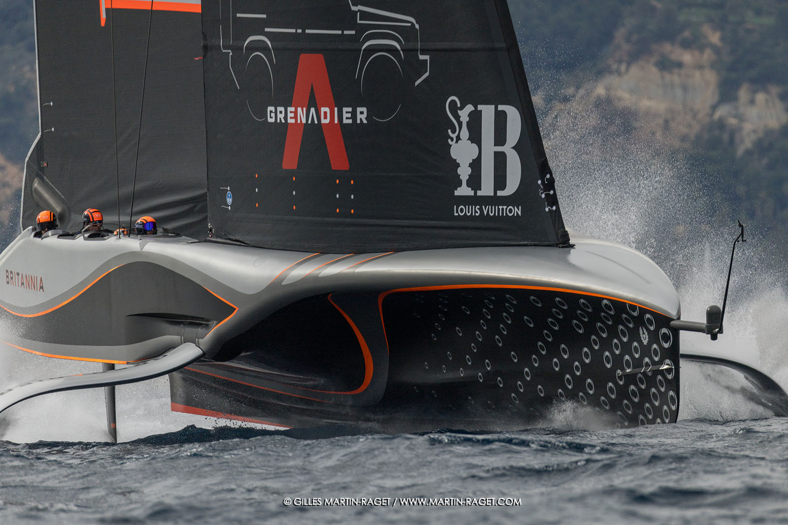 18 10 2024, Barcelona (ESP), Louis Vuitton 37th America's Cup, Final Match, Race Day 5, Race 8