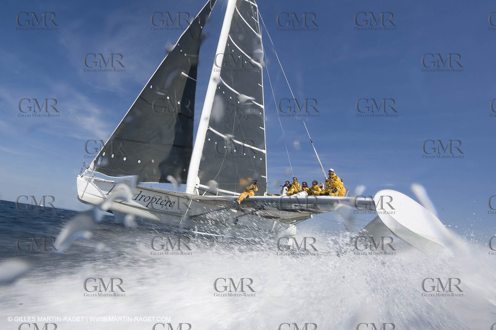 14 06 2008 - Toulon-Hyères (FRA,83) - 50 knots record attempt trials by l'Hydroptère