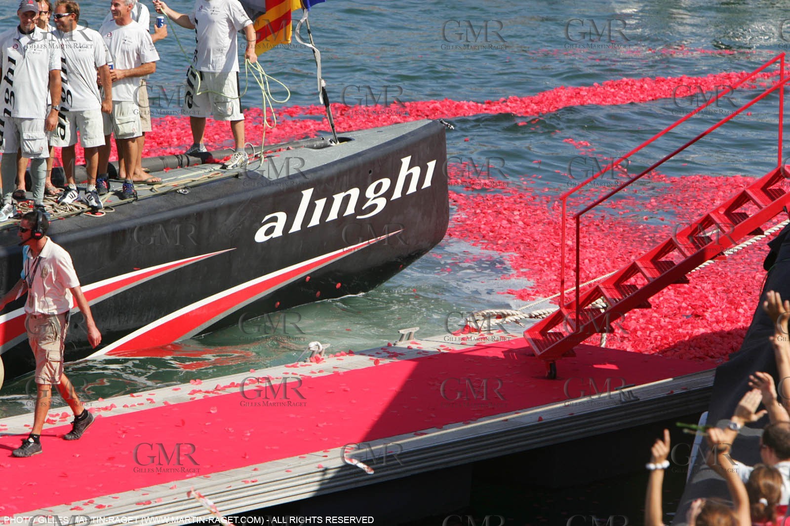 03 07 2007-Valencia (Spain)- 32nd America's Cup - Final Match - Day 8 - Alinghi vs Emirates Team New Zealand