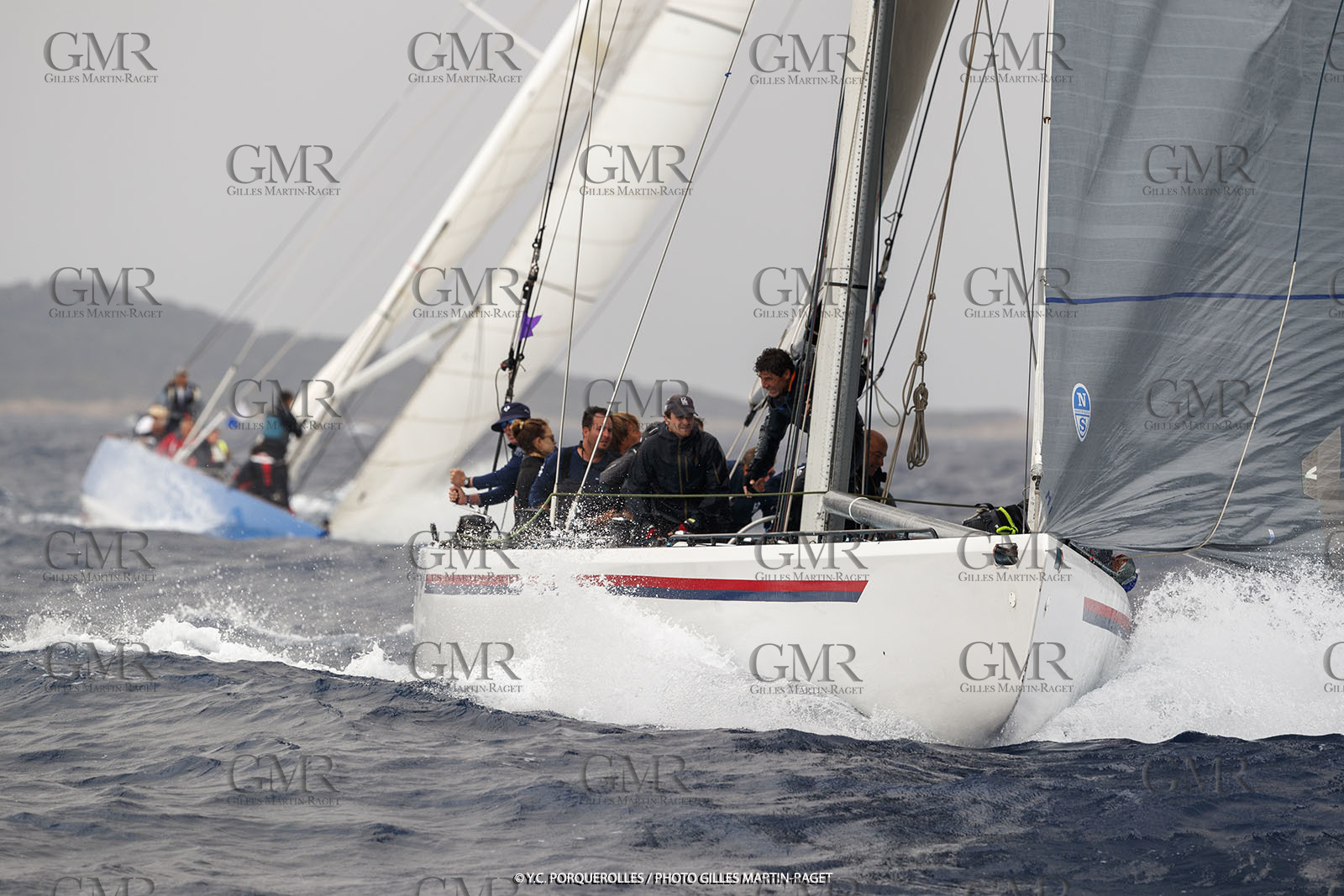 19 06 2024, Porquerolles Island (FRA), Championnat du monde des 12 m JI 2024, Race Day 1