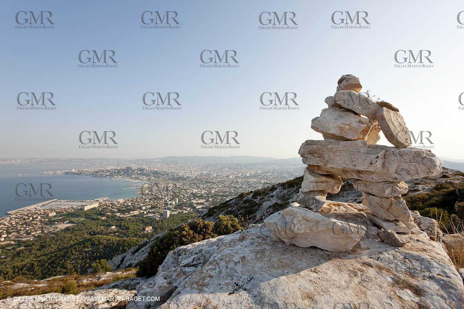 10 09 2009 - Marseille (FRA, 13) - Les Calanques - Massif de Marseilleveyre - At the top