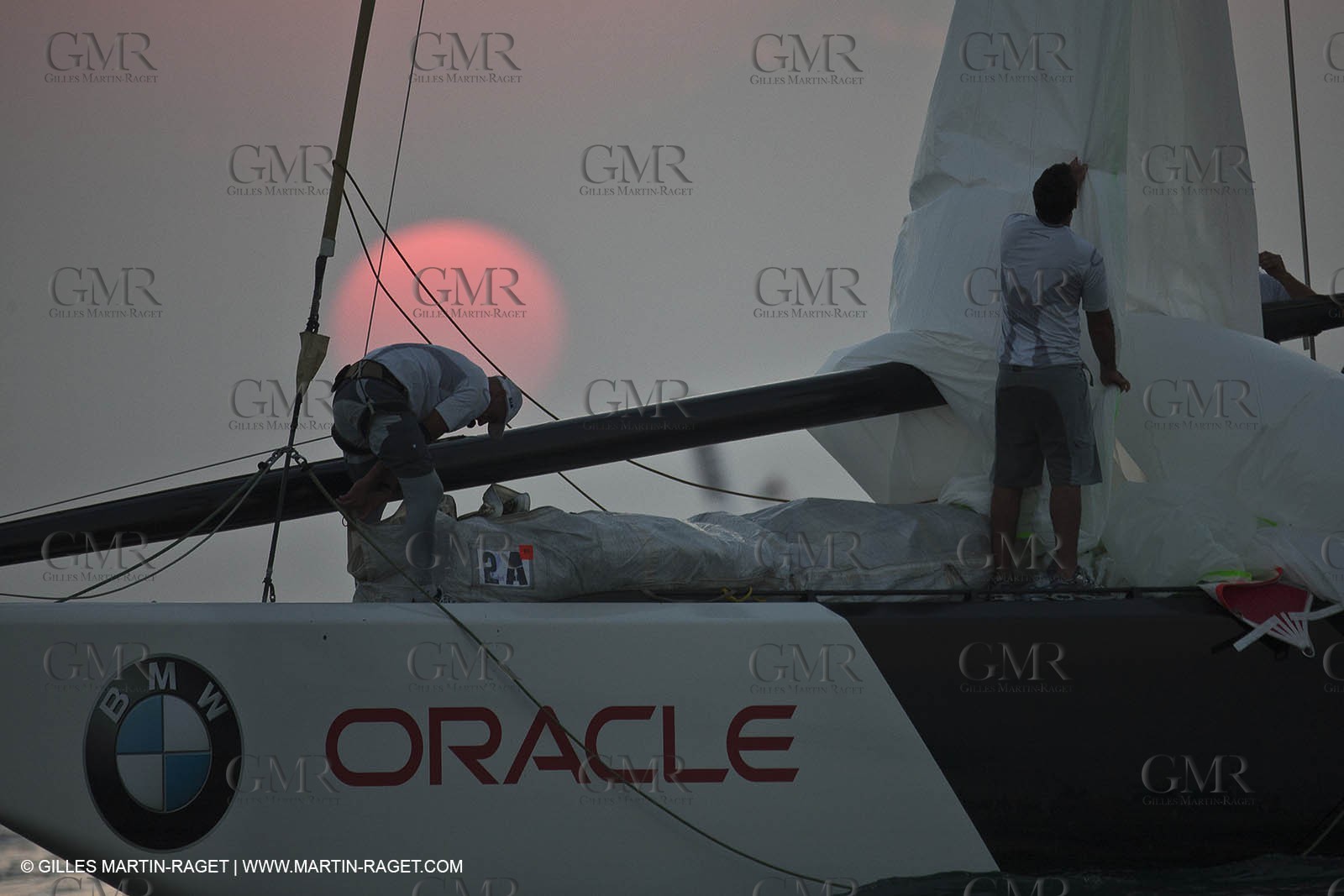 25 11 2010 - Dubai (UAE) - Dubai Louis Vuitton Trophy -  BMW ORACLE Racing - Fleet races