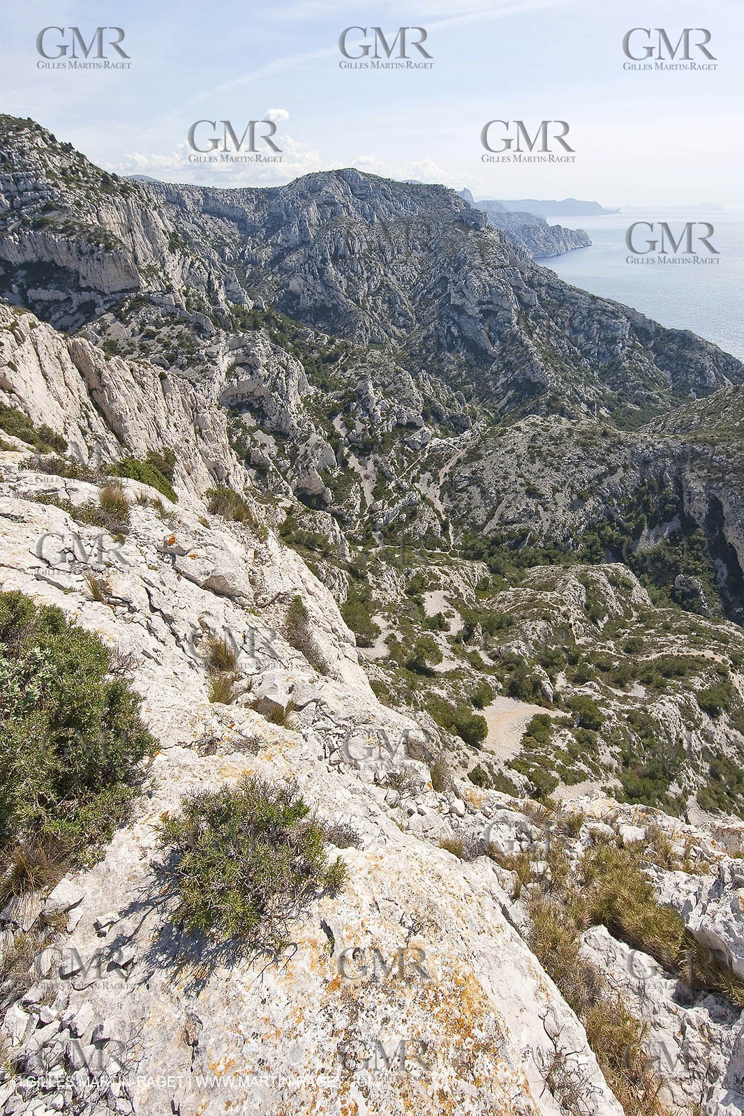 18 04 2009 - Marseille (FRA, 13) - Les Calanques - Au sommet du rocher St Michel - Vallon de la Mounine