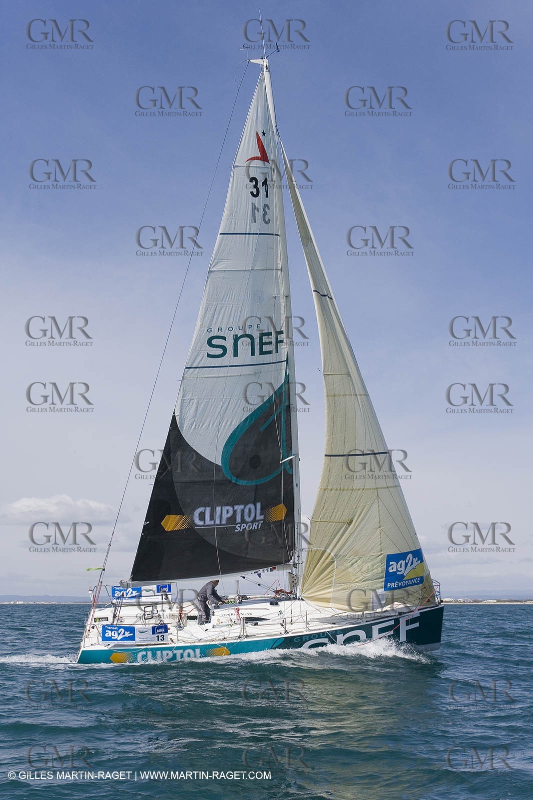 27 03 08- La Grande Motte- (FRA,34) Transat AG2R 2008- Jean-Paul Mouren- Laurent Pellecuer