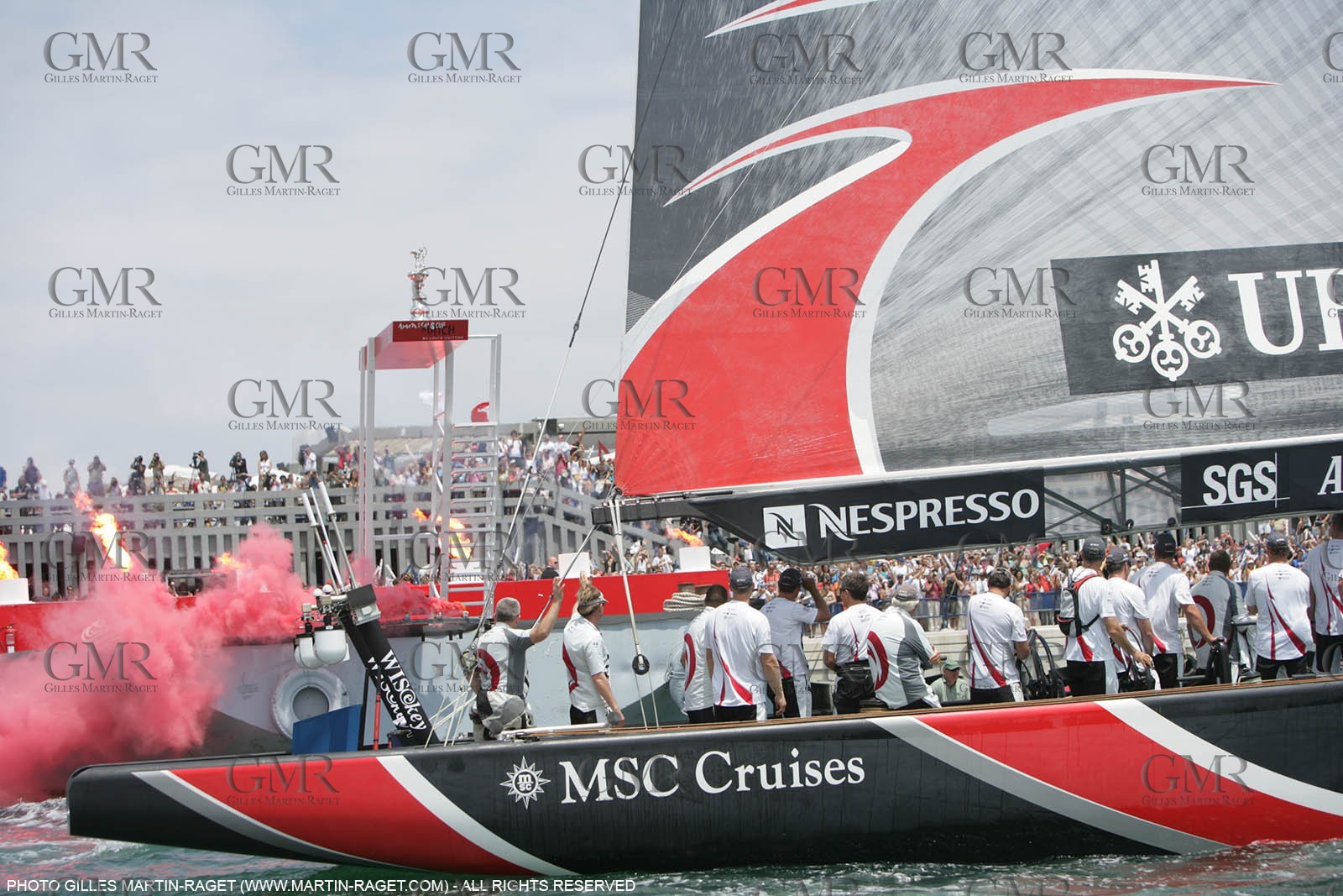 23 06 2007-Valencia (Spain)- 32nd America's Cup - Final Match - Day 1