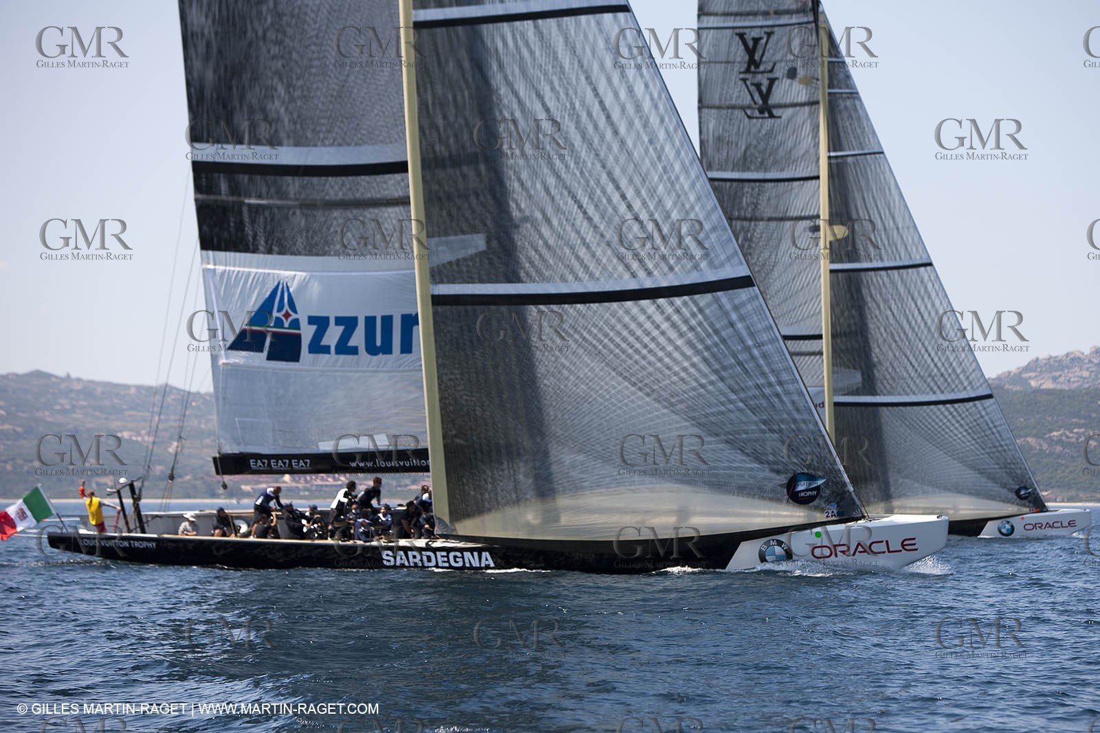 19 05 2010 - La Maddalena (ITA, Sardinia) Louis Vuitton Trophy - Racing Day 1 - Azzura Vs Mascalzone Latino