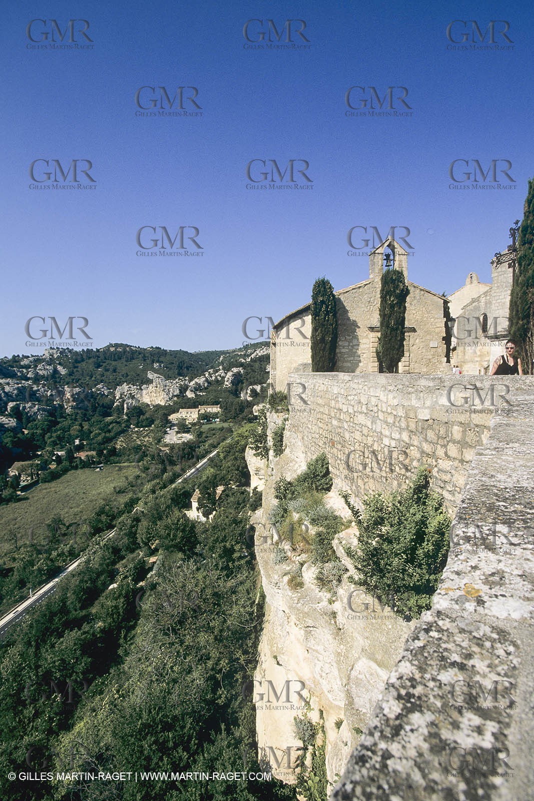 France, Provence, paysage des Alpilles, Alpilles landscapes, Les Baux de Provence