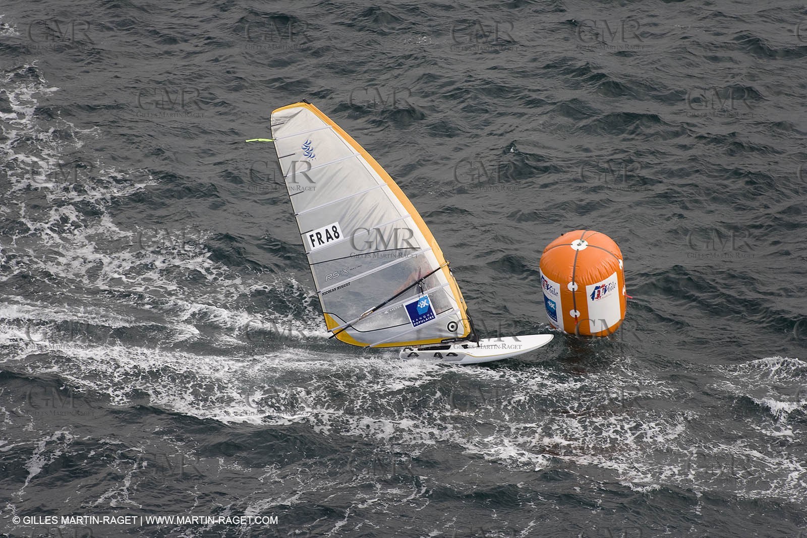 26 04 2007 - 2007 Semaine Olympique Française - Hyères (South of France) - Day 5 - Team France - RS:X - Huguet Nicolas