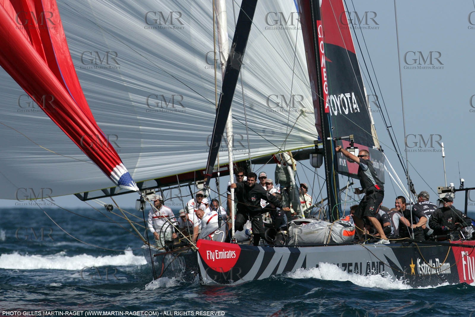 01 06 2007-Valencia (Spain)- 32nd America's Cup - Louis Vuitton Cup Final - Day 1