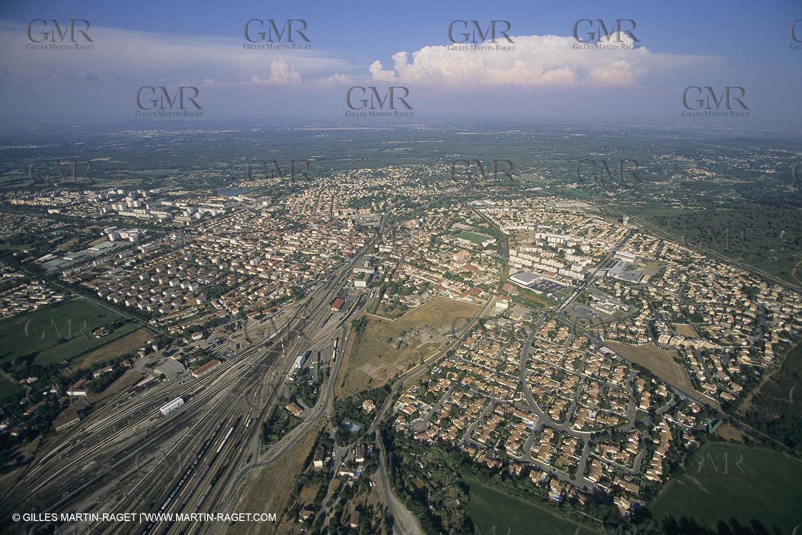 France, Provence, Plaine de la Crau
