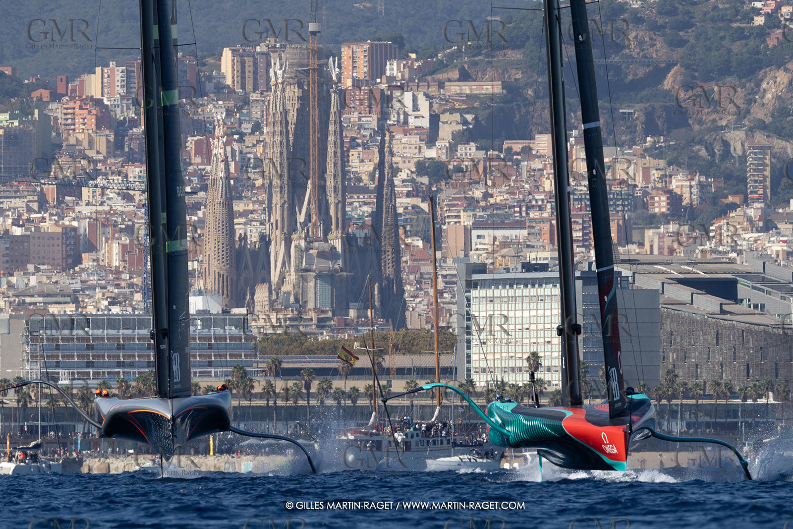 19 10 2024, Barcelona (ESP), Louis Vuitton 37th America's Cup, Final Match, Race Day 6