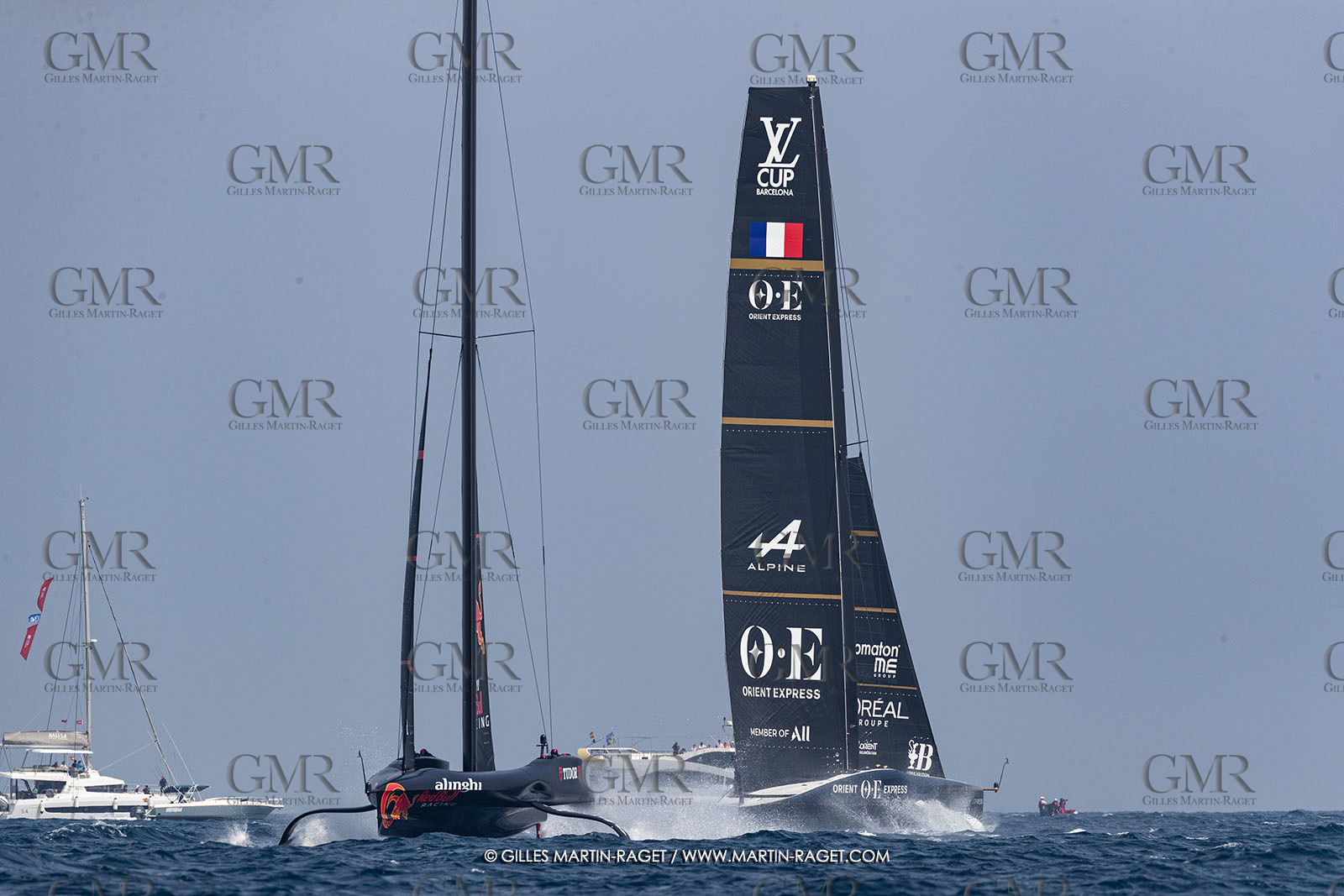 22 08 2024, Barcelona (ESP), Louis Vuitton 37th America's Cup, Louis Vuitton Preliminary Regatta, Race Day 1